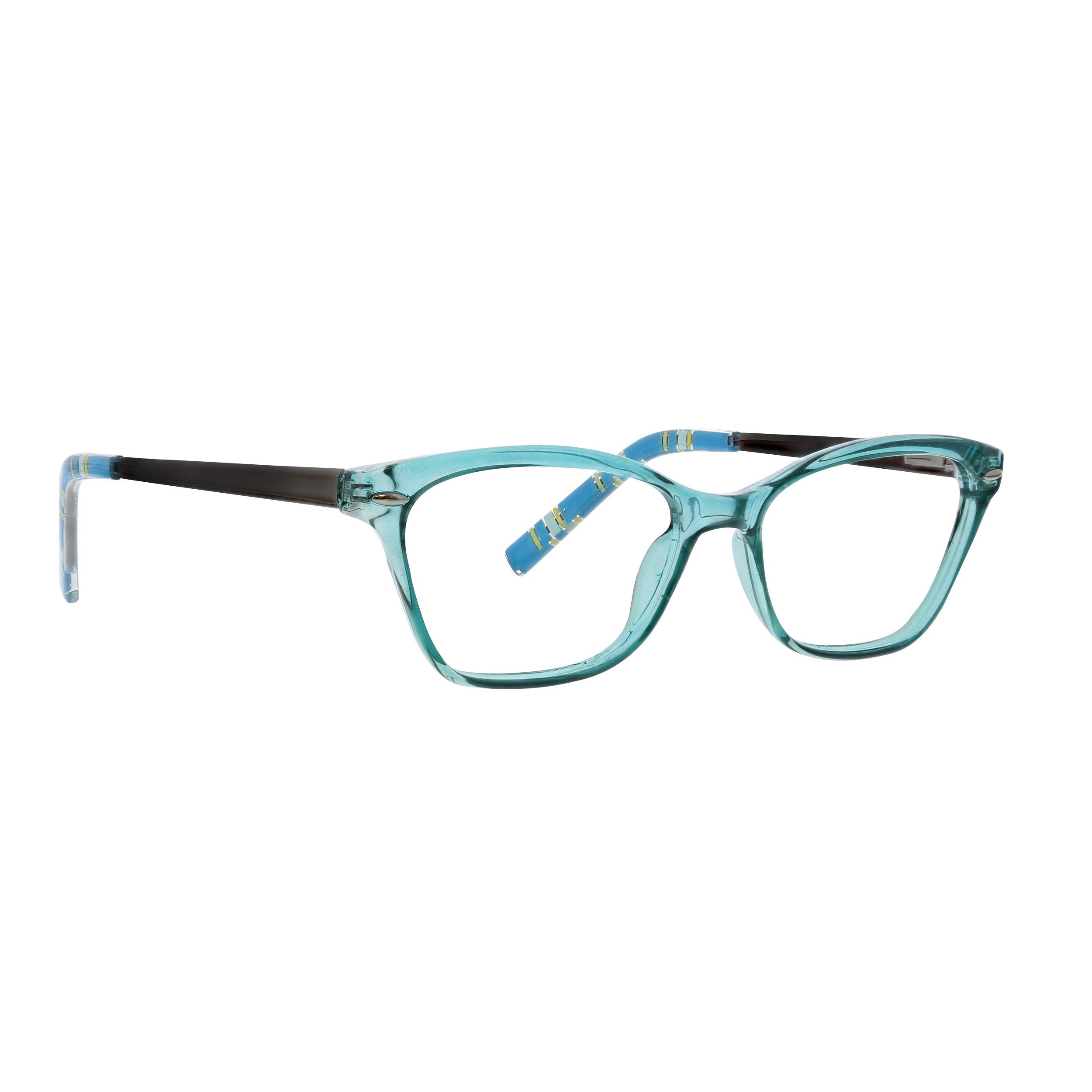 Life is Good Mockingbird Oval Reading Glasses - Stylish Blue Light Blocking Readers for Women & Men - Perfect for Reading, Computer Work & Relaxing at Home