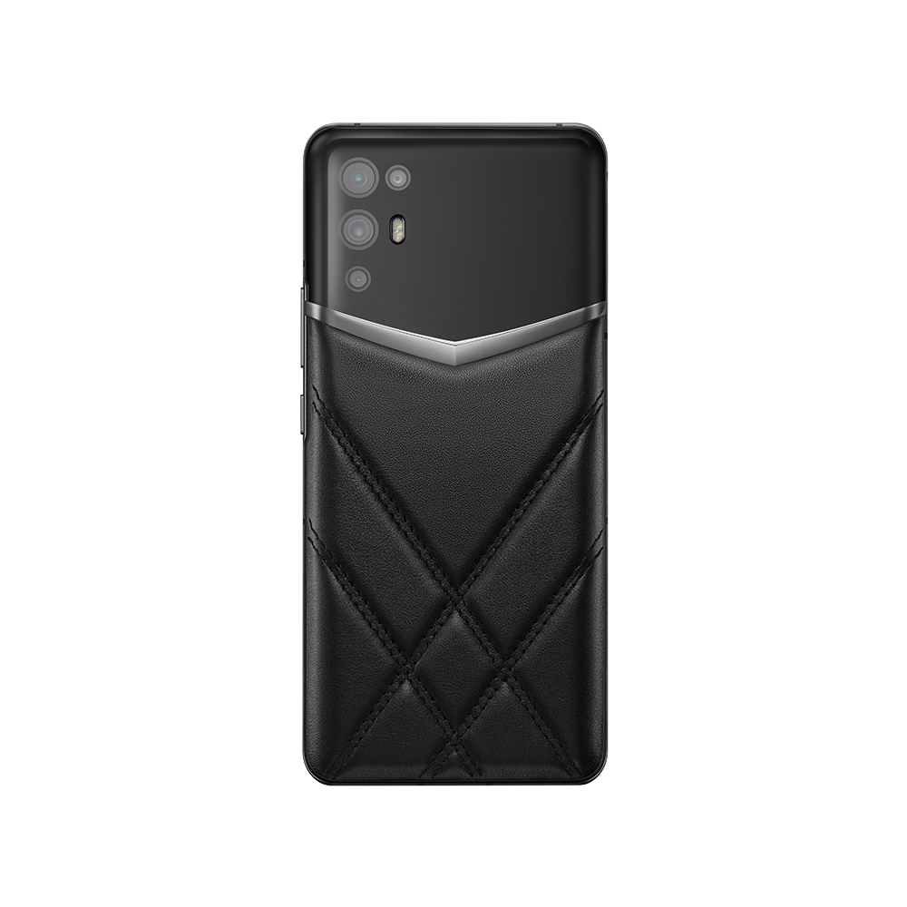 iVERTU X Quiting Calfskin 5G Smartphone - Luxury Leather Mobile Phone with 5G Connectivity, High-End Android Device (Black) - Perfect for Business Professionals & Luxury Lifestyle