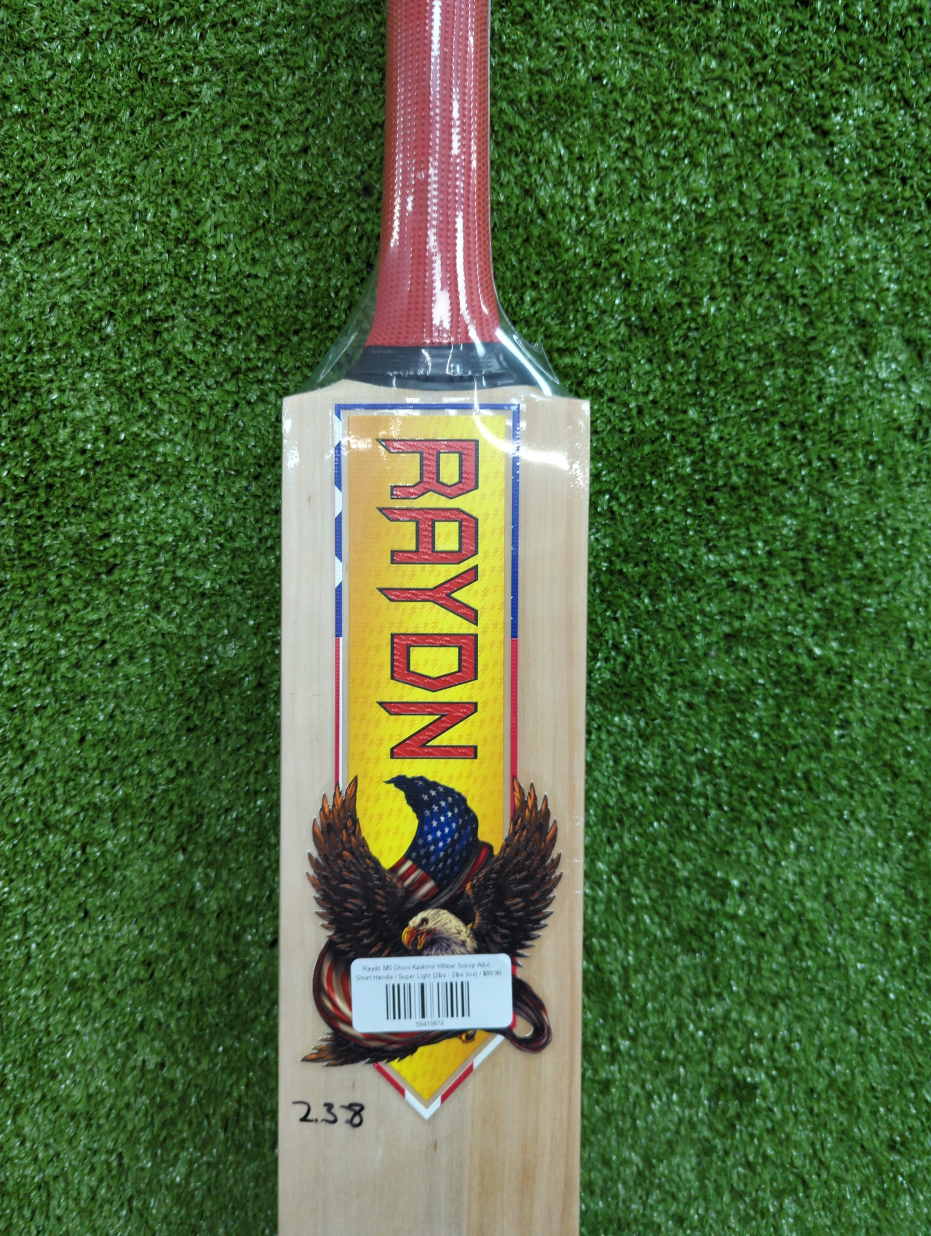 Raydn MS Dhoni Kashmir Willow Scoop Adult Tennis Ball Cricket Bat - Premium Cricket Equipment for Practice & Matches