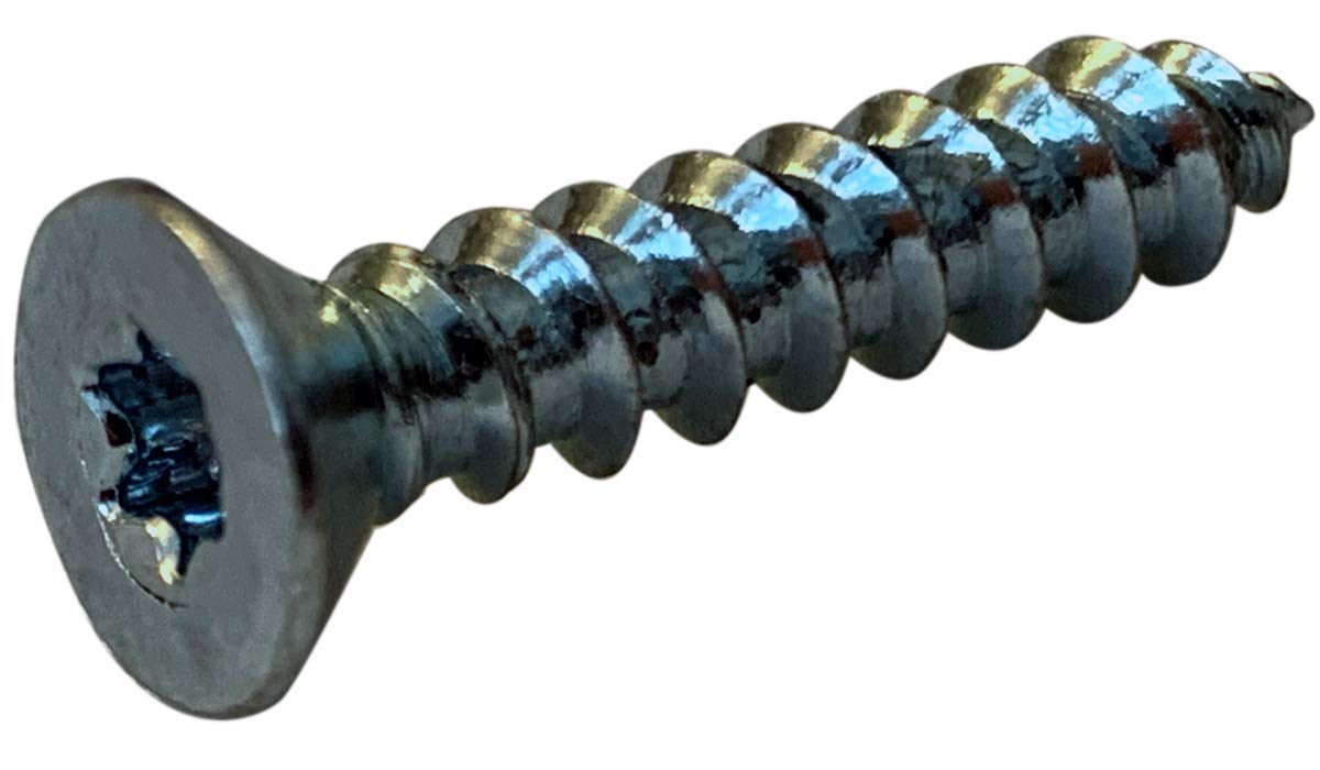 Small Parts 0808ATF Zinc Plated Steel Sheet Metal Screws, #8-15 Thread, 1/2