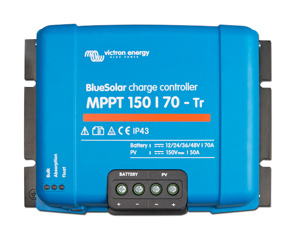 BlueSolar MPPT 150/70 Tr Solar Charge Controller - 12V/24V/48V 70A Maximum Power Point Tracking for Off-Grid Solar Systems - Perfect for RVs, Boats, and Remote Power Applications
