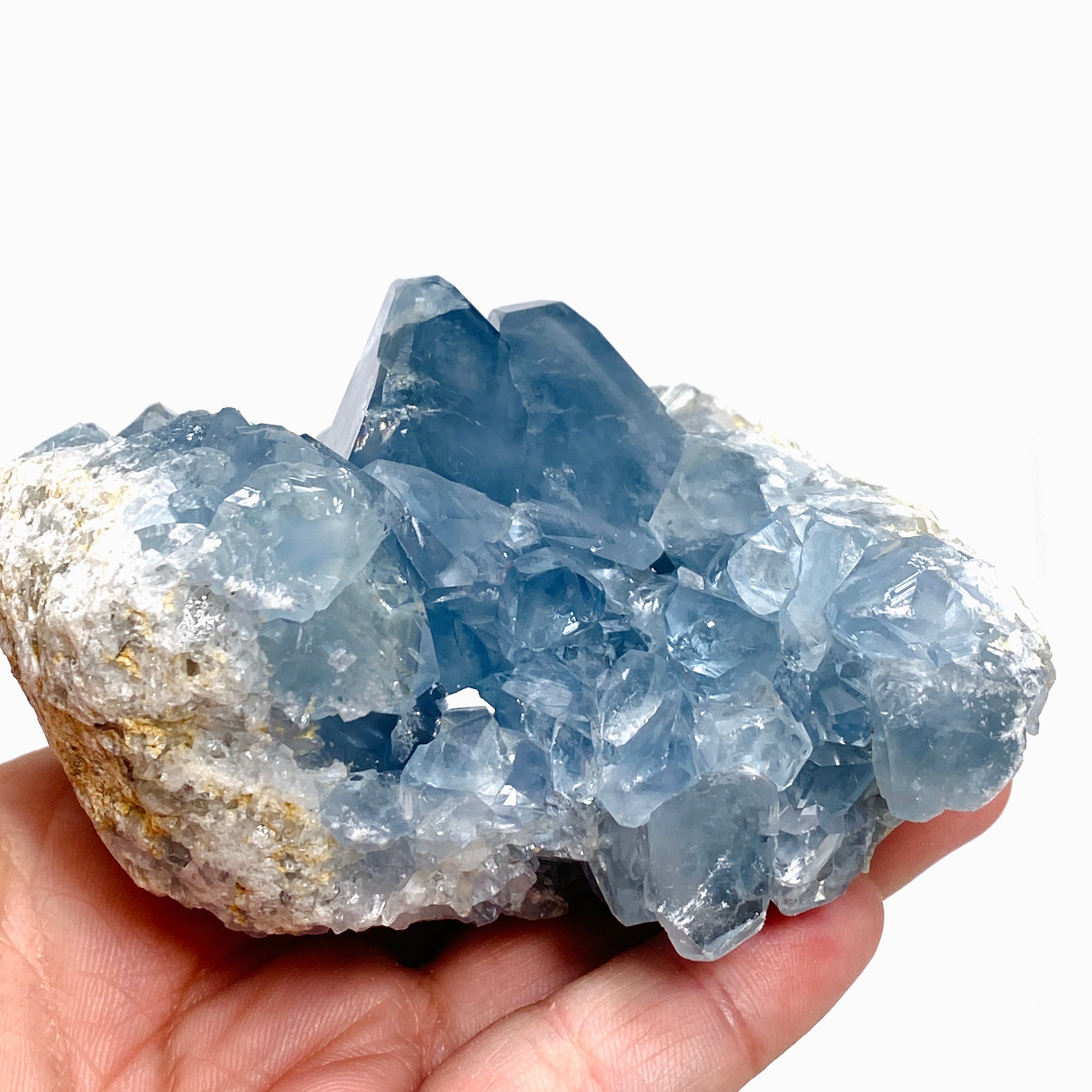 Natural Celestite Crystal Cluster from Madagascar - Healing Stone for Meditation, Home Decor & Spiritual Growth | CR3719