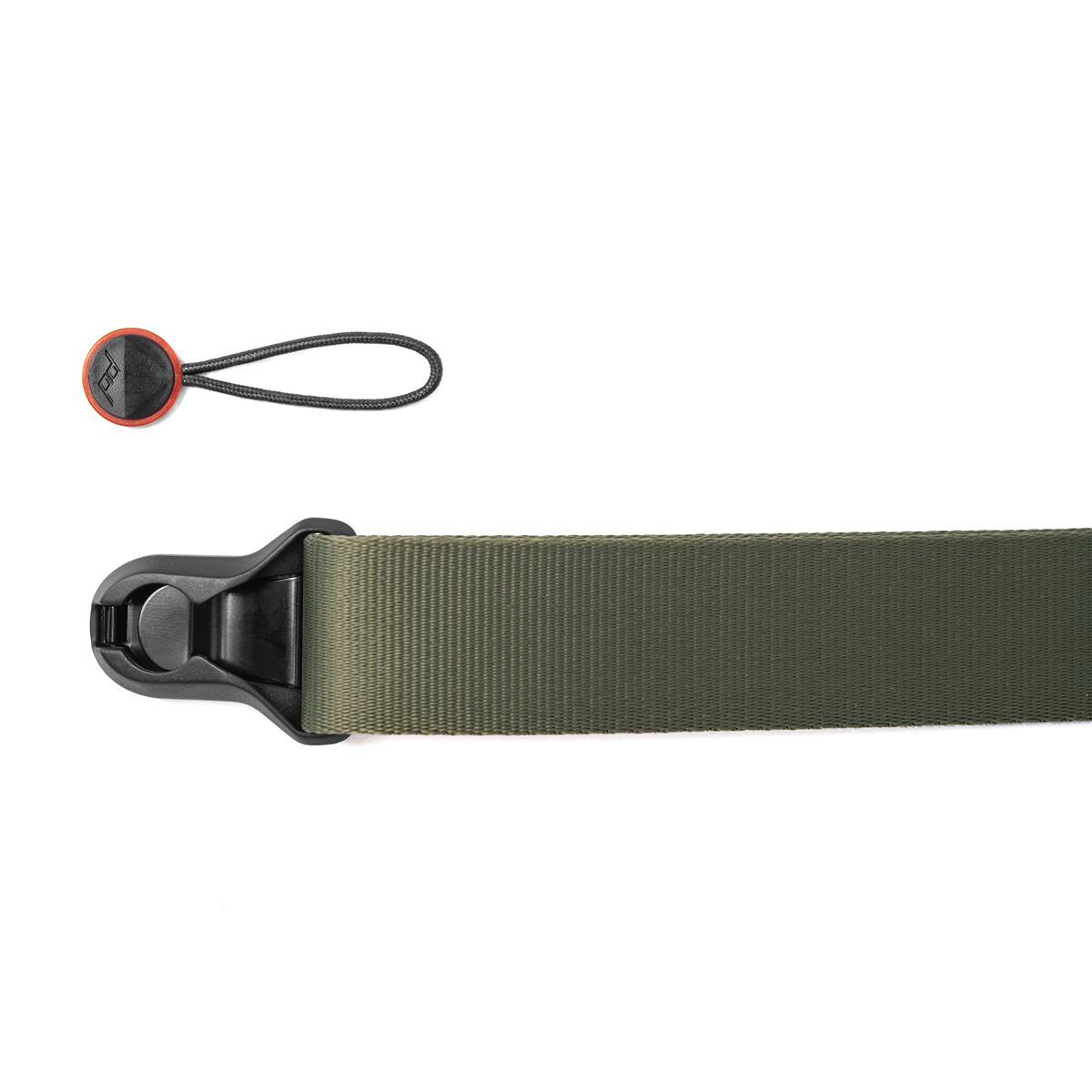 Peak Design Slide Lite Camera Strap (Sage Green) - Adjustable & Comfortable Shoulder Strap for DSLR & Mirrorless Cameras - Perfect for Travel, Hiking & Photography Enthusiasts