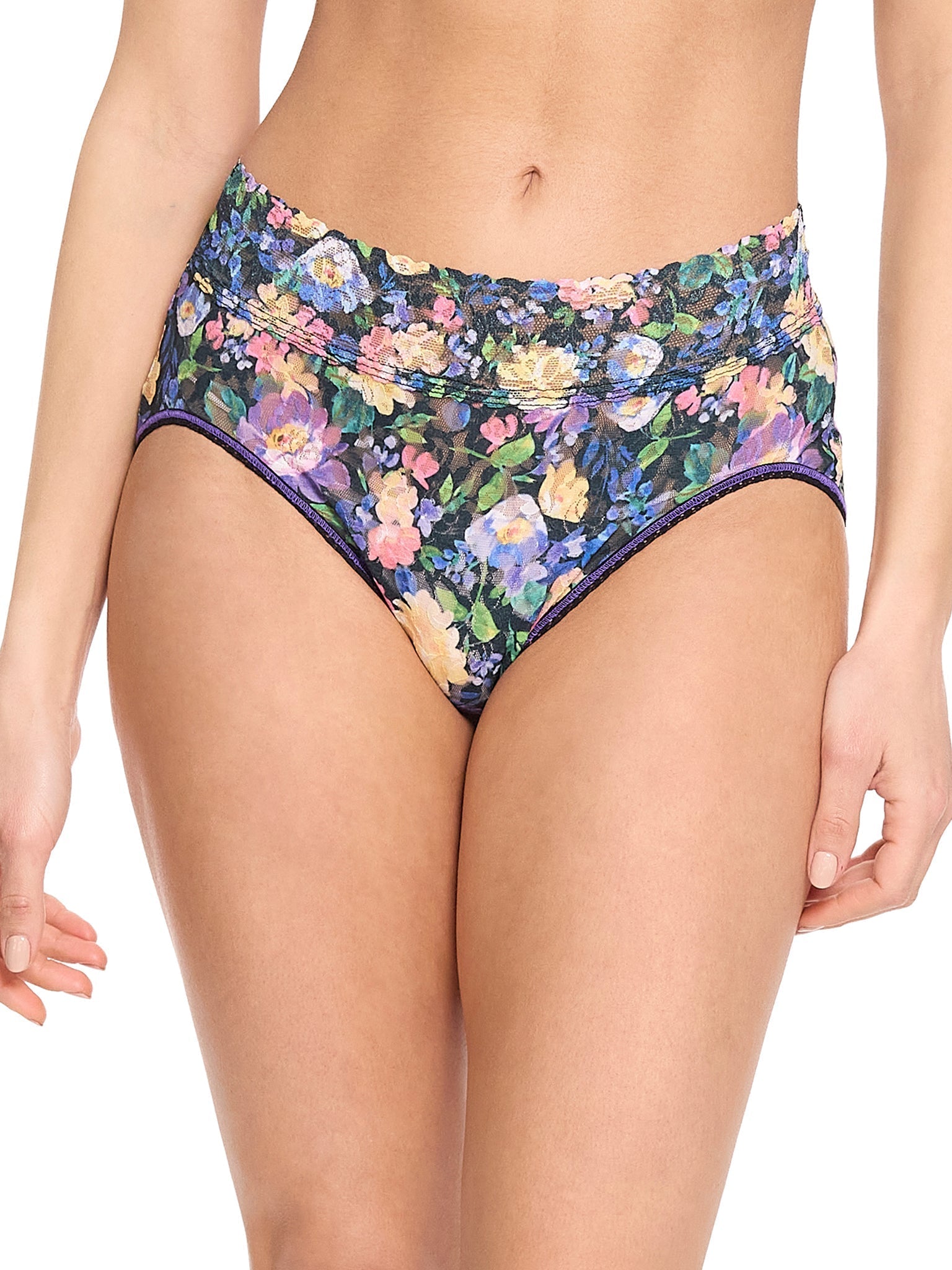 Printed Signature Lace® French Brief - Elegant Women's Underwear for Comfort & Style | Perfect for Everyday Wear, Special Occasions & Bridal Lingerie