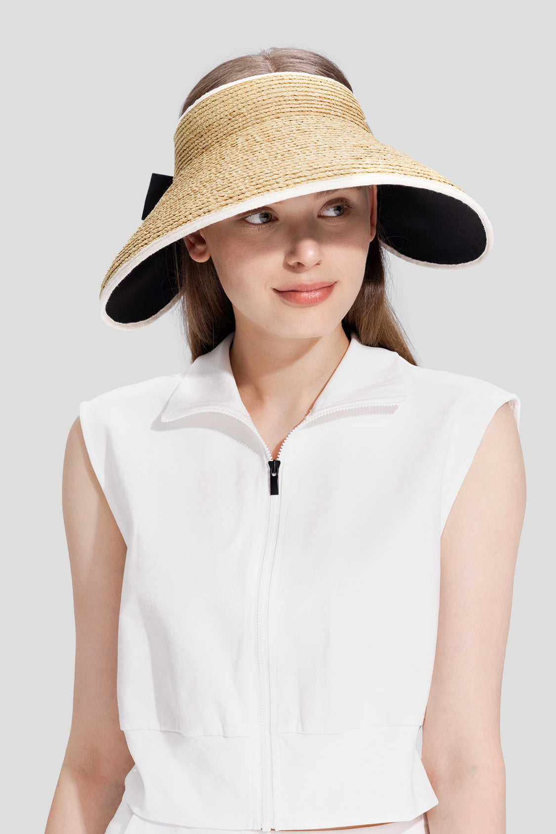 Oasys Women's UPF50+ Sun Protection Straw Hat - Wide Brim Beach Hat for Summer, Outdoor, Gardening & Travel