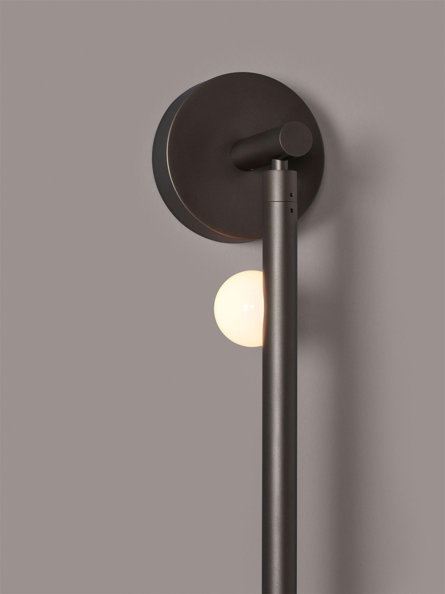 Brass Glass Tube Plug-in Wall Sconce Light - Perfect for Bedroom, Living Room, and Hallway Lighting Decor