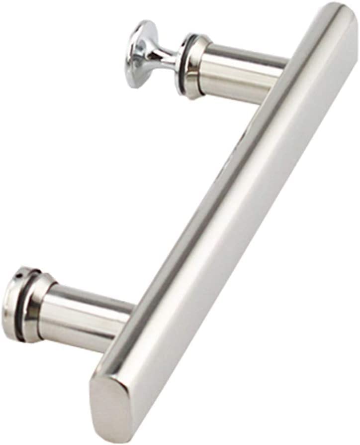 MIQXUAN Stainless Steel Shower Door Handle - Polished Chrome Bathroom Door Knob Replacement - Durable & Rustproof for Shower, Bathtub, and Glass Door Installation - Perfect for Home, Hotel, and Spa Bathrooms