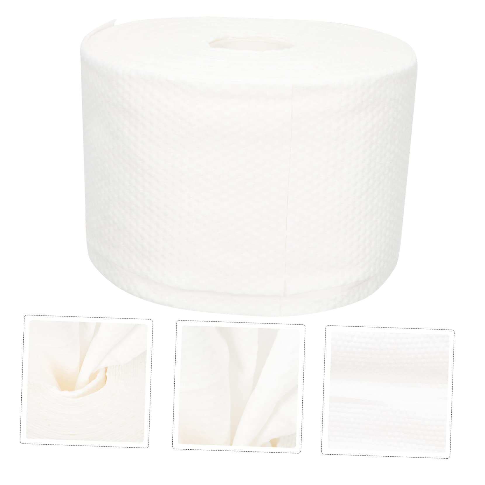 Healeved Disposable Face Towels - 1 Roll of 100 Soft Nonwoven Dry Wipes for Makeup Removal, Facial Cleansing & Travel | Portable Camping Towels, Ideal for Gym, Spa & Daily Skincare Routine
