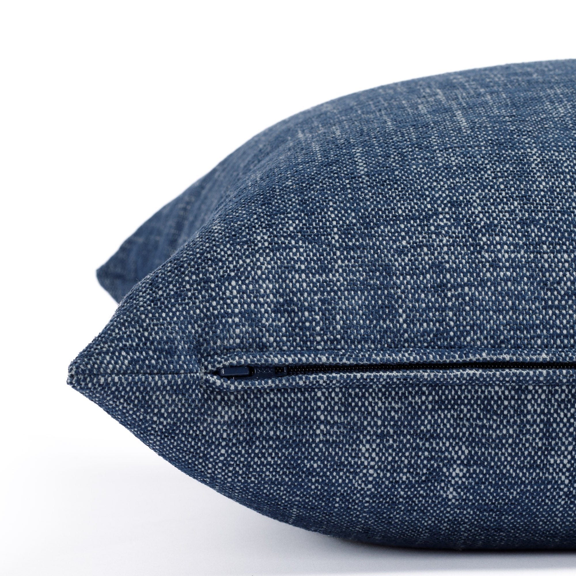 Premium Parker 22x22 Outdoor Throw Pillow - Waterproof & UV Resistant - Indigo Blue Decorative Cushion for Patio Furniture, Poolside Lounging & Garden Decor