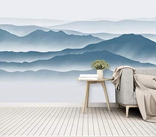 3D Mountain Peak WG135 Self-Adhesive Removable Wallpaper - Vinyl Decal Wall Mural (164