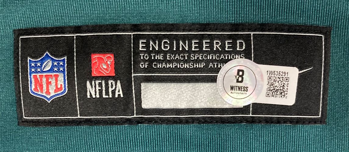 Authentic Brian Dawkins Autographed Philadelphia Eagles Green Nike Game Jersey - Perfect for Eagles Fans, Collectors & Sports Memorabilia Enthusiasts - Great for Gifts, Displays & Game Day Spirit