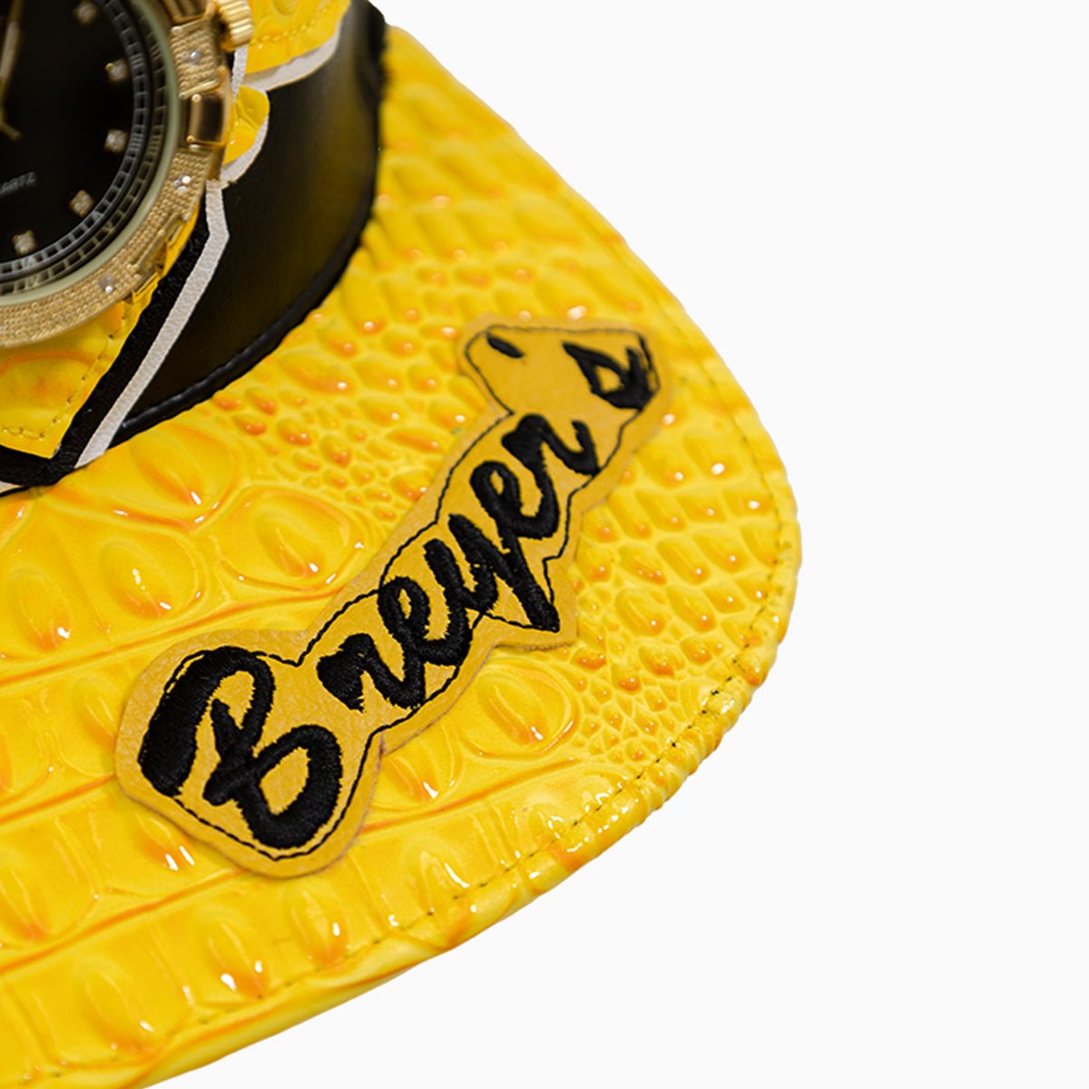 Breyer's Buck 50 Genuine Leather Watch Hat with Logo - Stylish Outdoor Accessory for Hiking, Camping & Winter Adventures