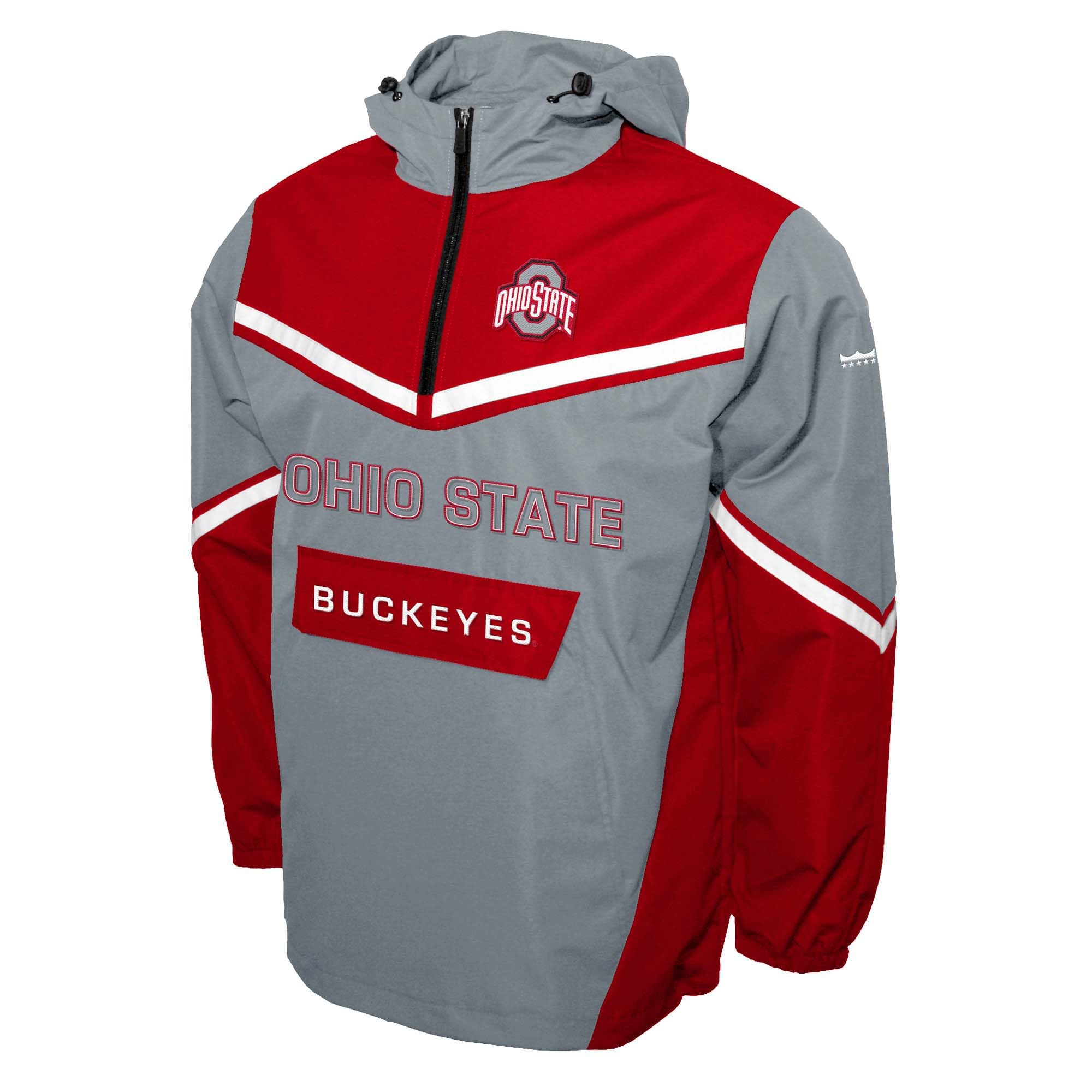 Men's Lightweight College Action Anorak Pullover Jacket - Water-Resistant Windbreaker for Outdoor Activities, Hiking & Casual Wear