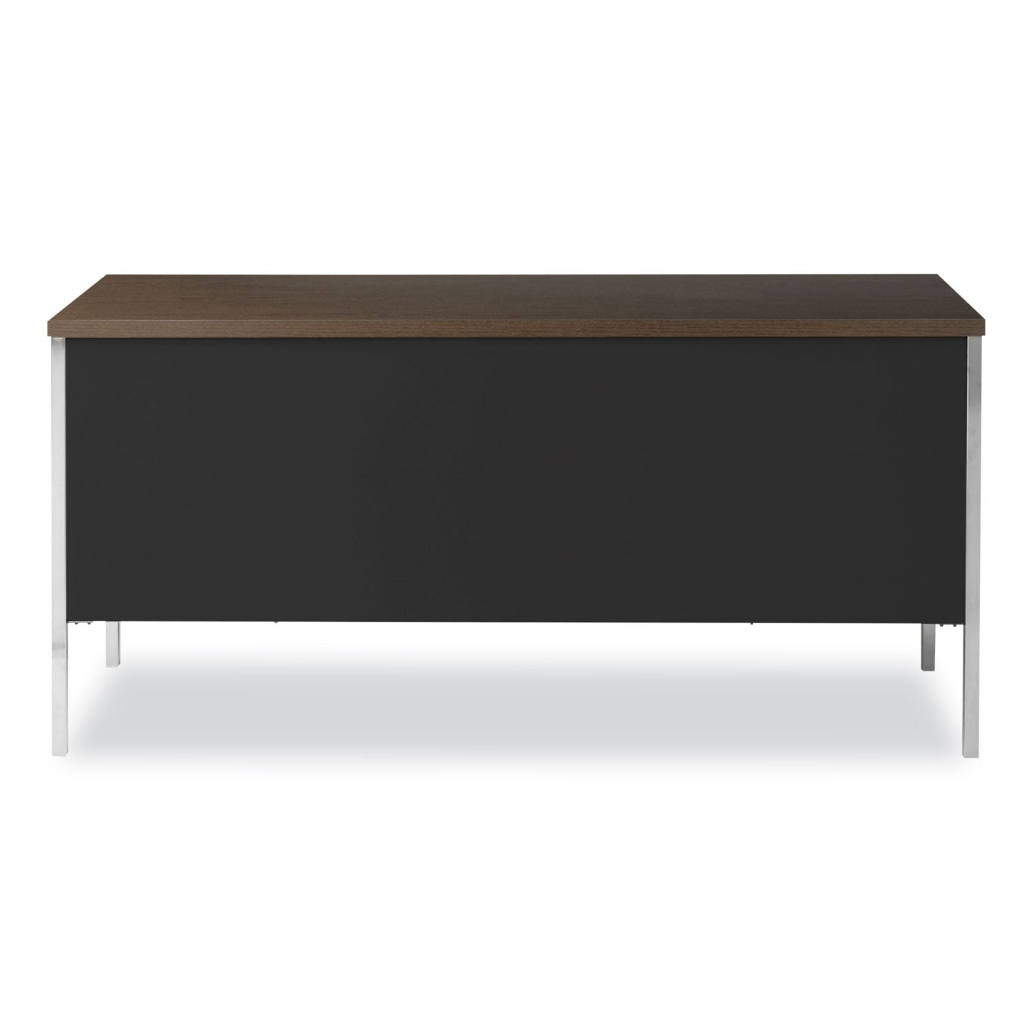 Alera® Double Pedestal Steel Credenza Desk - 60