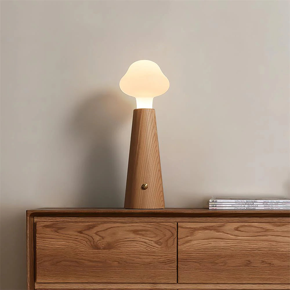 Modern LED Mousse Table Lamp - Soft Glow Bedside Night Light for Bedroom, Living Room & Office - Energy Efficient & Stylish Home Decor Lighting