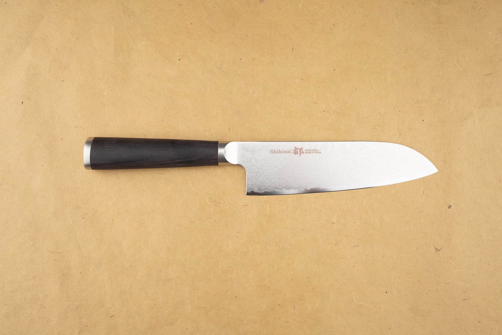 Shizu Hamono Shikisai Miyako Santoku Knife 165mm - Premium Japanese Kitchen Knife for Slicing, Dicing & Chopping - Perfect for Home Chefs & Cooking Enthusiasts