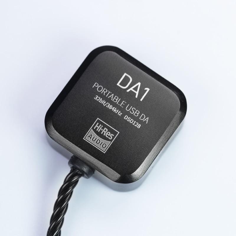 Whizzer DA1 Cube Portable DAC Headphone Amplifier - High Resolution Audio for iPhone, Android, PC - Perfect for Travel, Gaming & Music Lovers