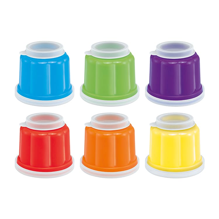 Avanti Jelly Molds Set of 6 - Premium Silicone Dessert Molds for Jelly, Chocolate, Candies & Baking - Perfect for Parties, Holidays & Kids Birthday Treats