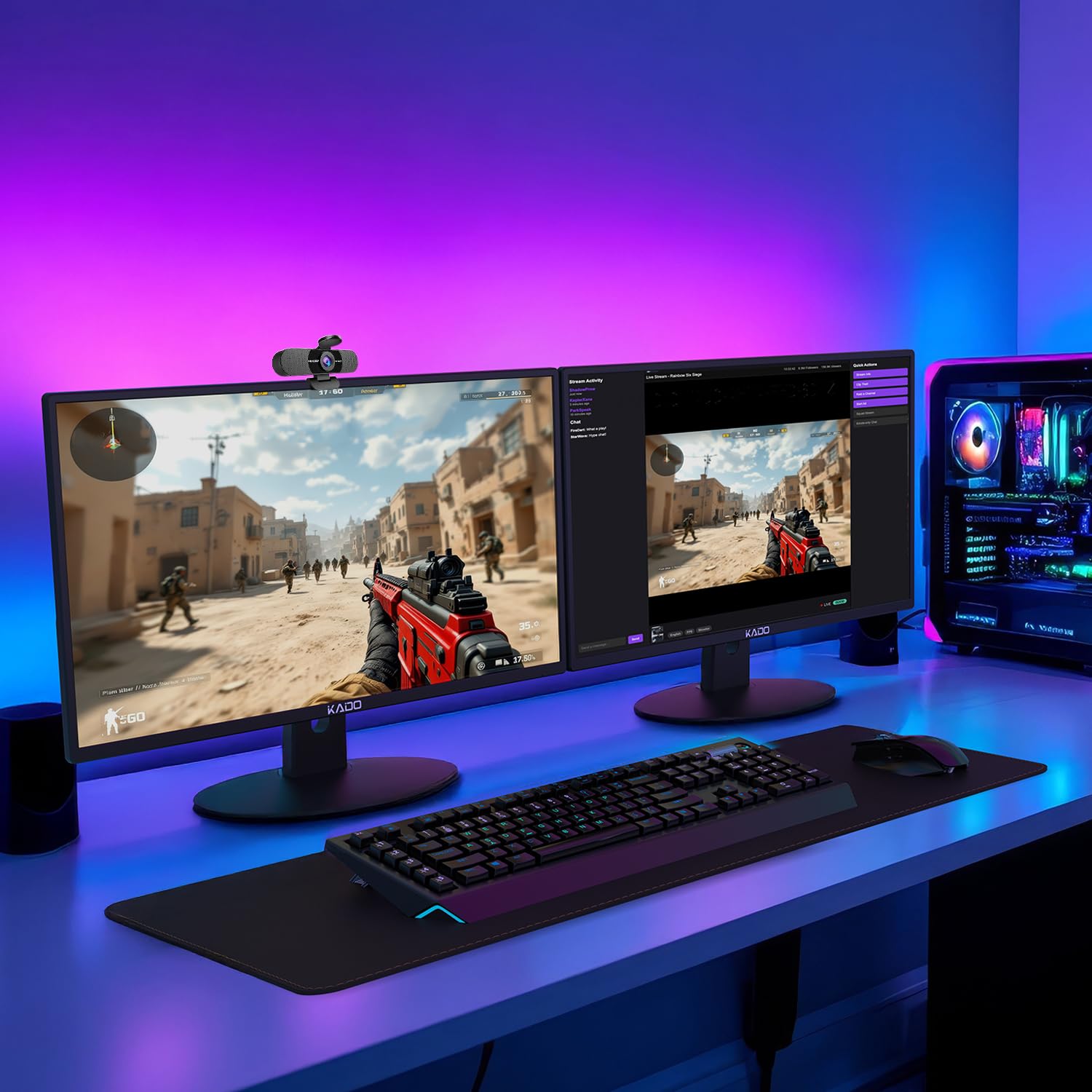 Dual Monitor Setup - 2-Pack 24