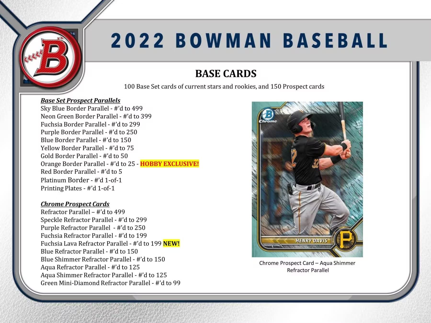 2022 Topps Bowman Baseball Trading Cards Mega Box - 24 Packs, 1 Autograph, Rookie Cards - Collect, Trade, Play for Baseball Fans & Card Enthusiasts