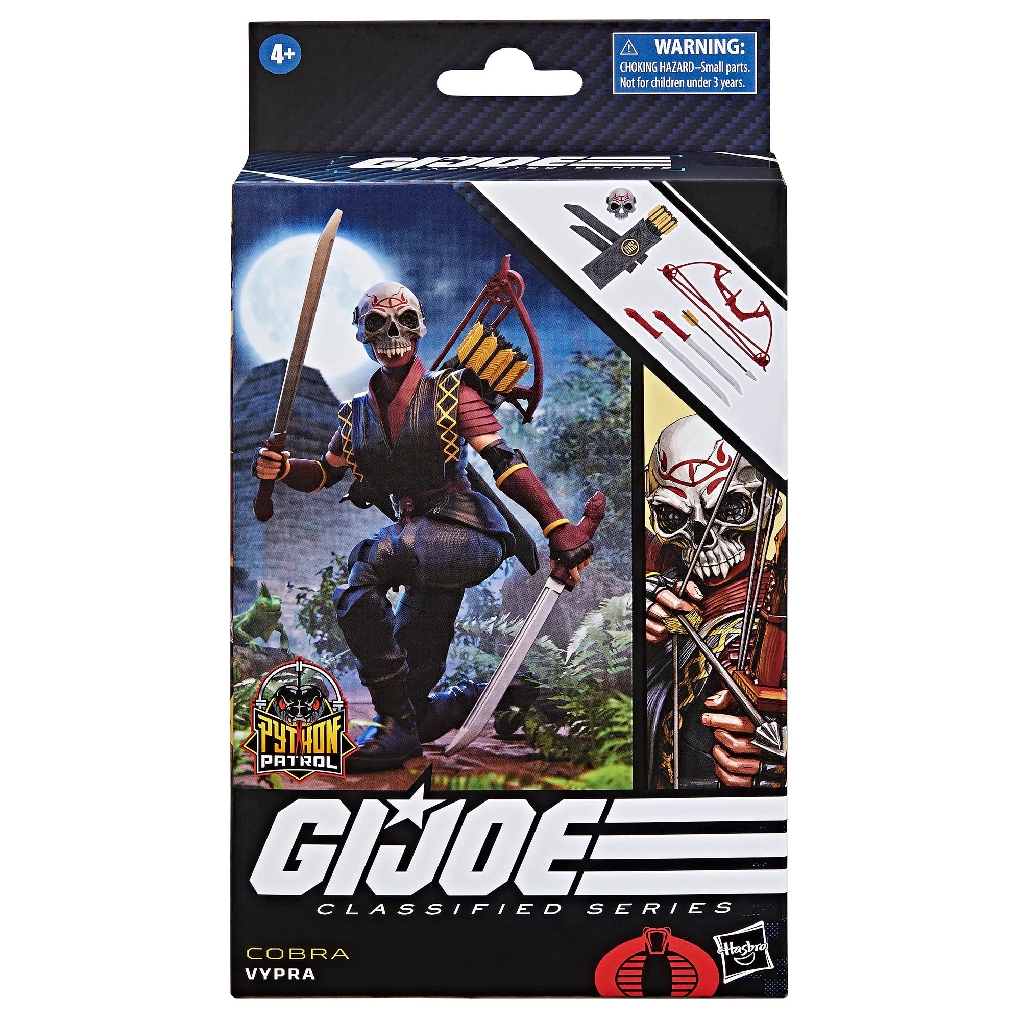 G.I. Joe Classified Series Python Patrol Vypra Action Figure - Collectible Military Toy for Display & Play | Perfect for Fans, Collectors & Gift Giving