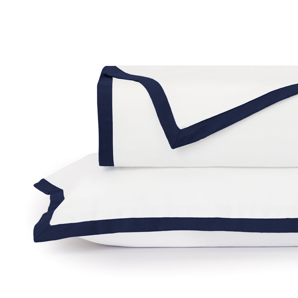 Premium Navy Blue Quinn Flannel Duvet Cover Set - Soft & Cozy Queen/King Size Bedding - Perfect for Winter Warmth & Farmhouse Style Bedrooms