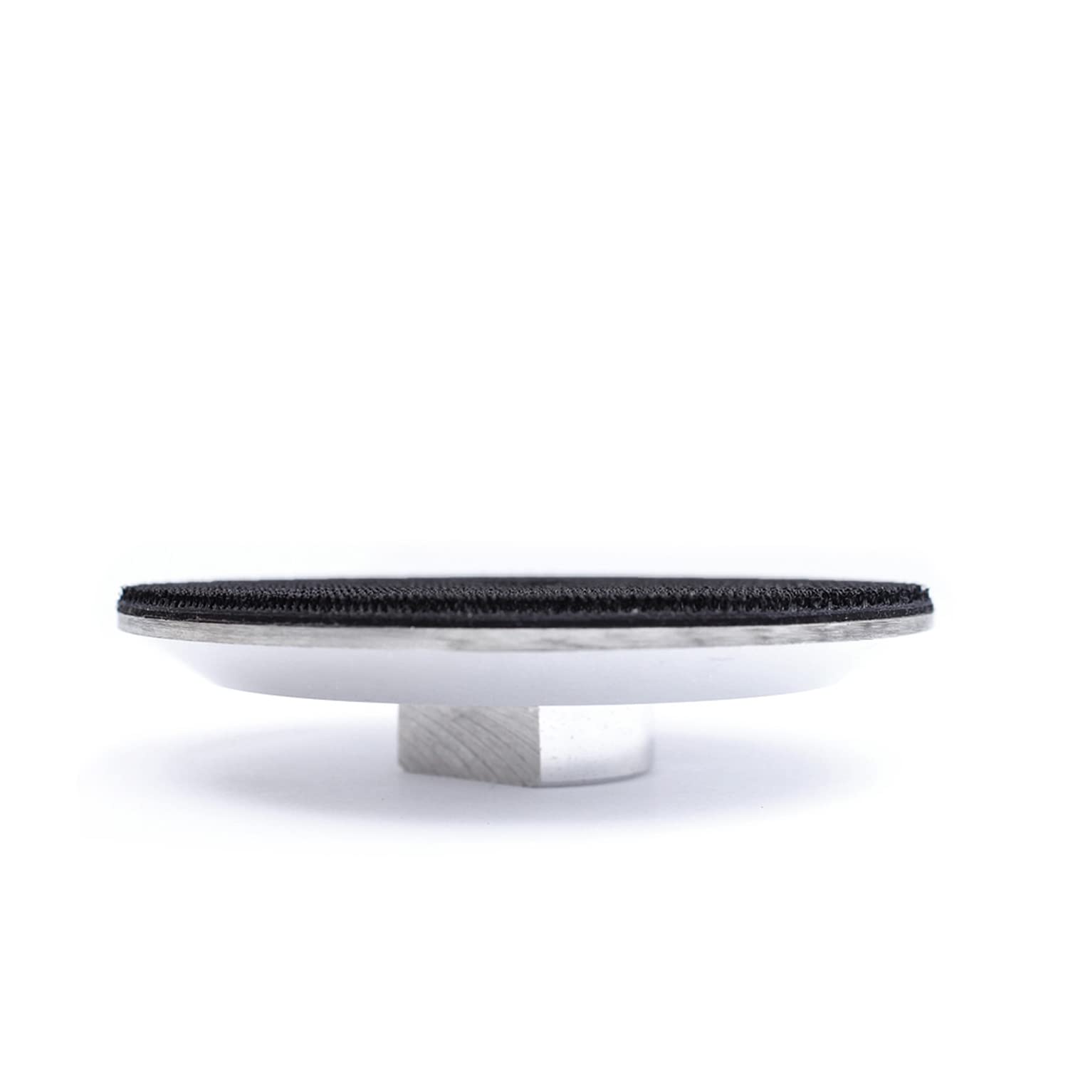 3 Inch Aluminum Backer Pad with Hook & Loop - 5/8-11 Thread Polish Wheel Holder for Car Detailing & Metal Polishing