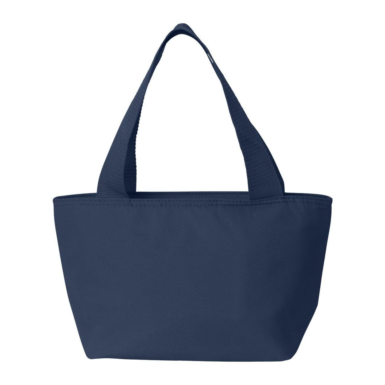 Eco-Friendly Recycled Cooler Bag - Insulated Navy Blue Lunch Tote for Picnics, Beach, Camping & Outdoor Activities