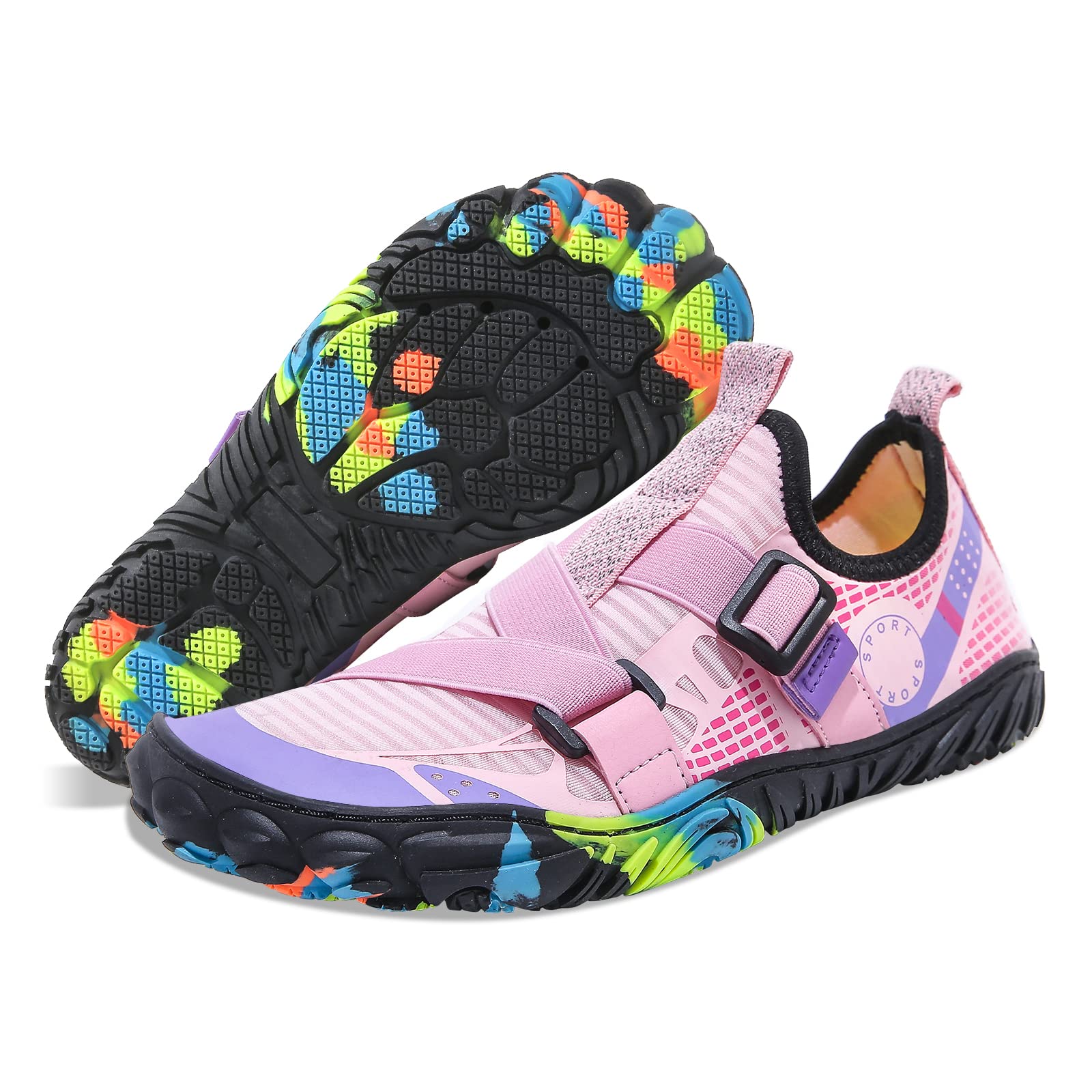 SPUKEP Women's & Men's Quick-Dry Non-Slip Water Shoes - Barefoot Yoga, Swimming, Beach, Pool, Hiking & Diving Shoes for Active Lifestyles | Perfect for Water Sports, Gym Workouts and Outdoor Adventures