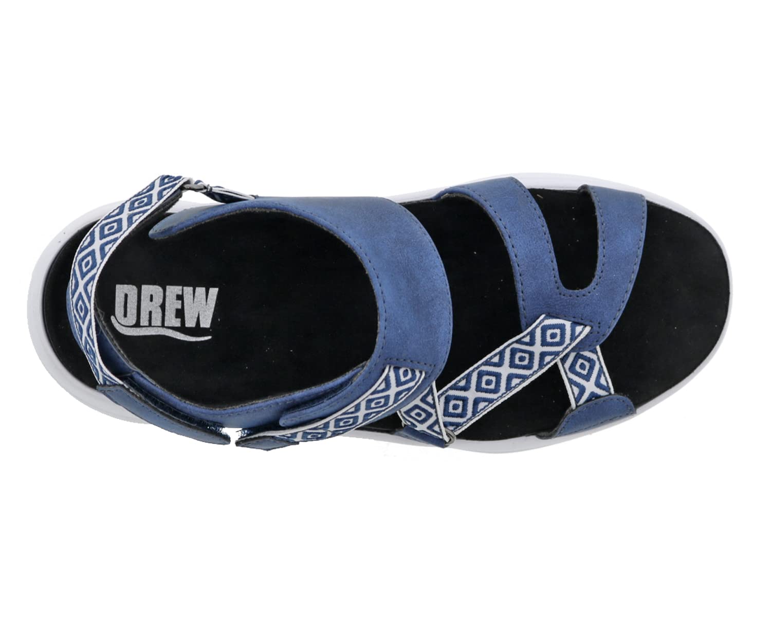 Drew Sloan Women's Therapeutic Hook and Loop Comfort Sandals - Arch Support & Cushioned Footbed for Plantar Fasciitis Relief - Perfect for Walking, Travel & Everyday Wear