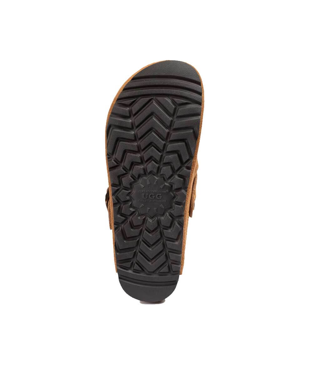 Men's UGG Marly Slippers - Cozy Indoor/Outdoor House Shoes with Soft Wool Lining for Winter Comfort - Perfect for Lounging at Home, Running Errands & Cold Weather Wear