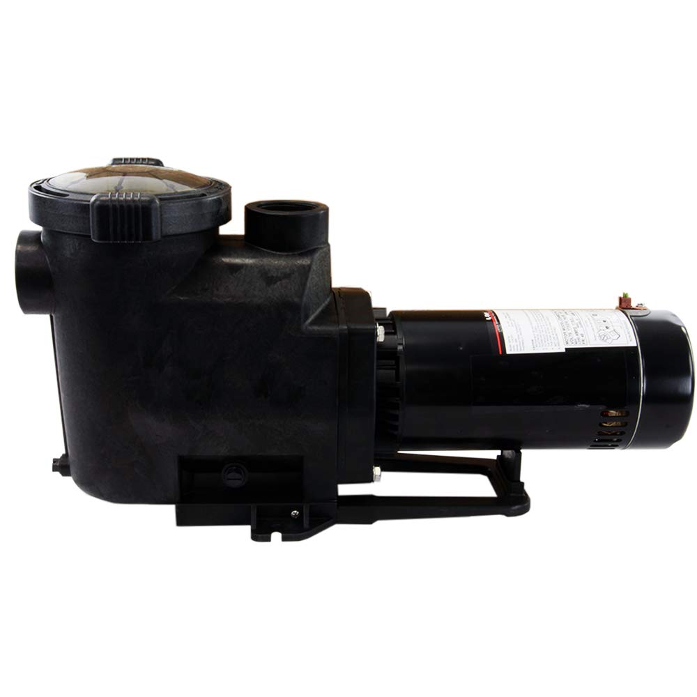 Rx Clear Silent-Flow 1.5 HP In-Ground Pool Pump with 2-Inch Ports | 48 Frame Motor | 115V/230V Dual Voltage | 17A/8.5A | Clear View Lid | High Efficiency & Ultra Quiet | Perfect for Residential & Commercial Swimming Pools