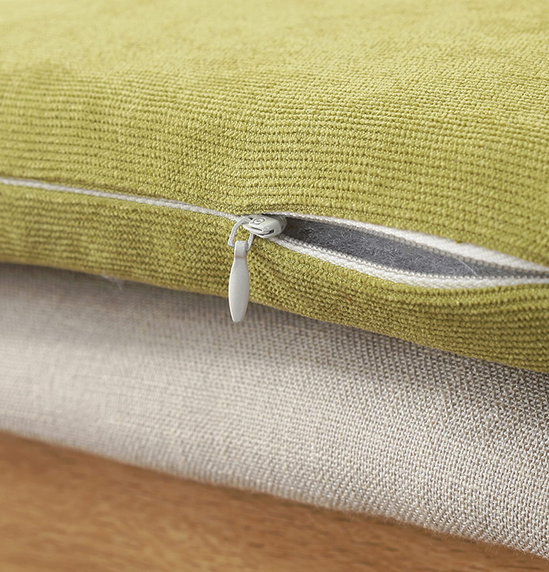 Reversible Corduroy Dining Chair Cushions with Ties - Soft Non-Slip Seat Pads, Machine Washable Square Kitchen Chair Covers for Comfortable Dining & Home Decor