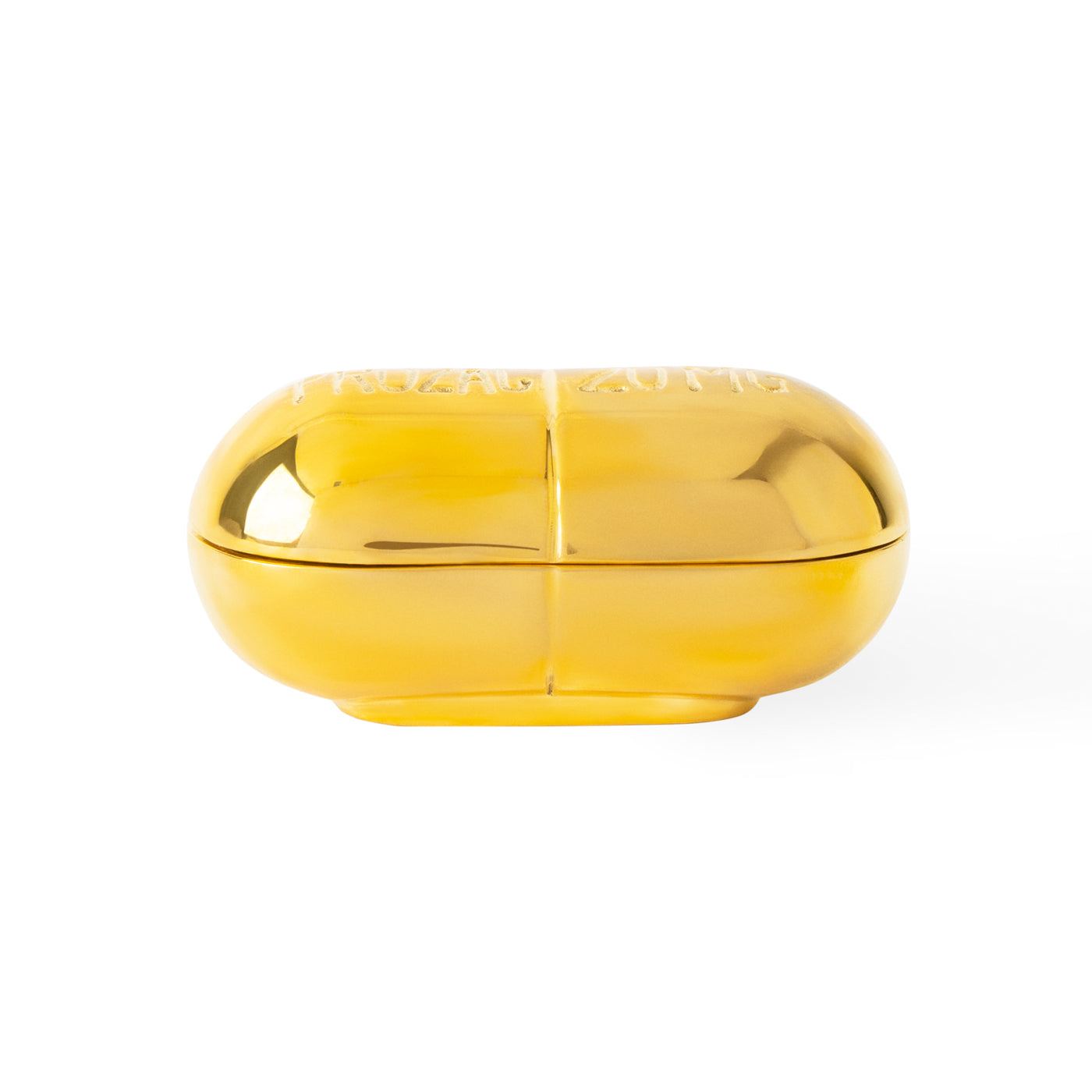 Premium Brass Pill Box for Prozac 30771 - Elegant & Durable Medication Organizer for Travel, Home, or Office Use