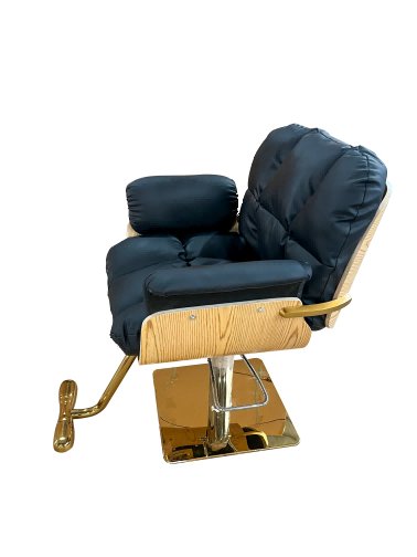 Greenlife Modern Hydraulic Styling Chair - Adjustable Height Salon & Office Chair with 360° Swivel, Ergonomic Design for Hairdressing, Makeup, Tattoo & Home Office Use