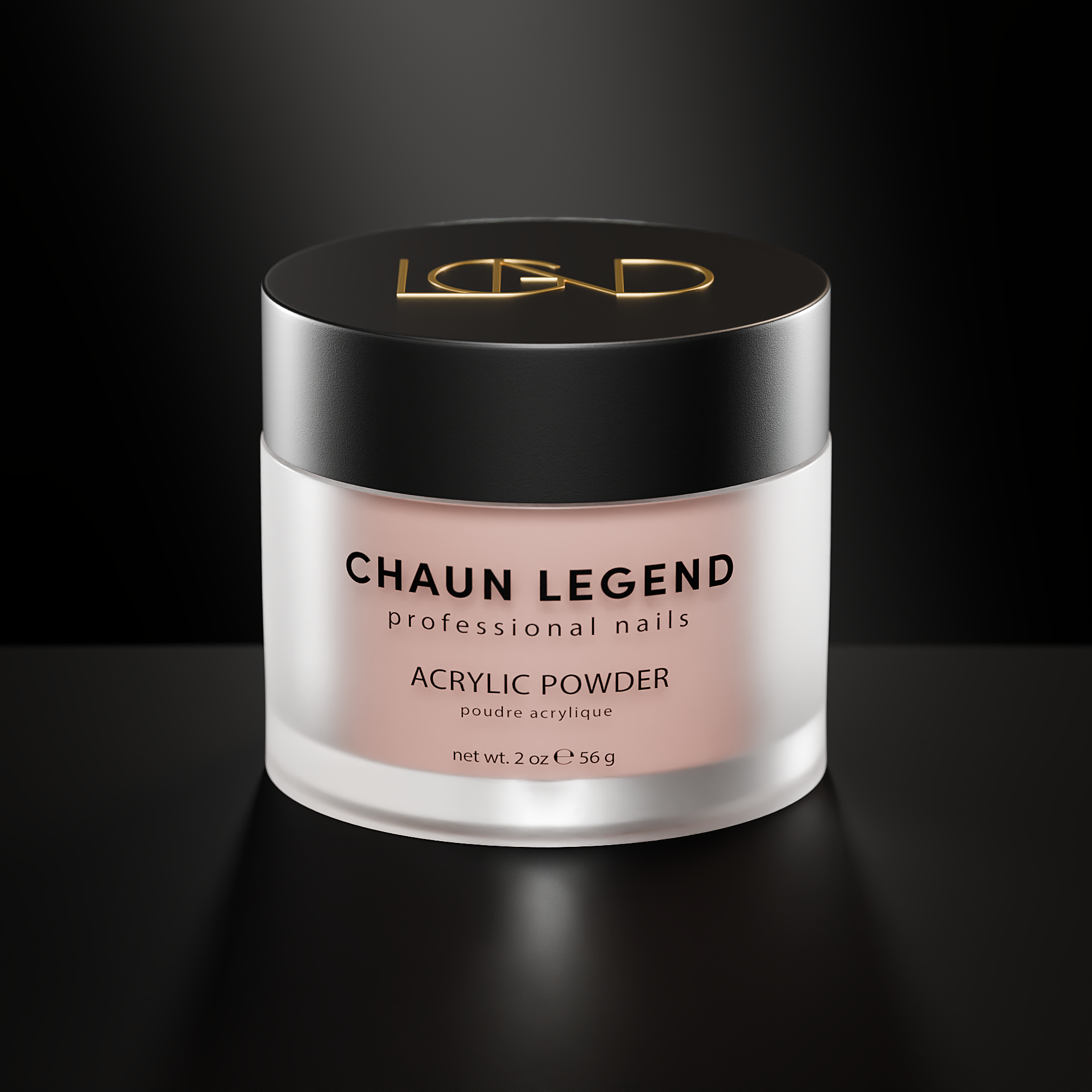 Chaun Legend Acrylic Powder 2oz - Professional Nail Extension & Manicure Kit - 130 Southern Belle Color - Perfect for Salon, DIY Nail Art & Home Use