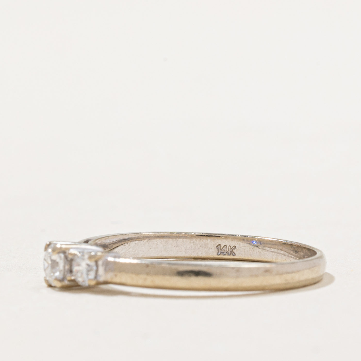 0.24ctw Three Stone Diamond Ring - Size 6 | Elegant Engagement & Wedding Band | Perfect for Proposals, Anniversaries & Special Occasions