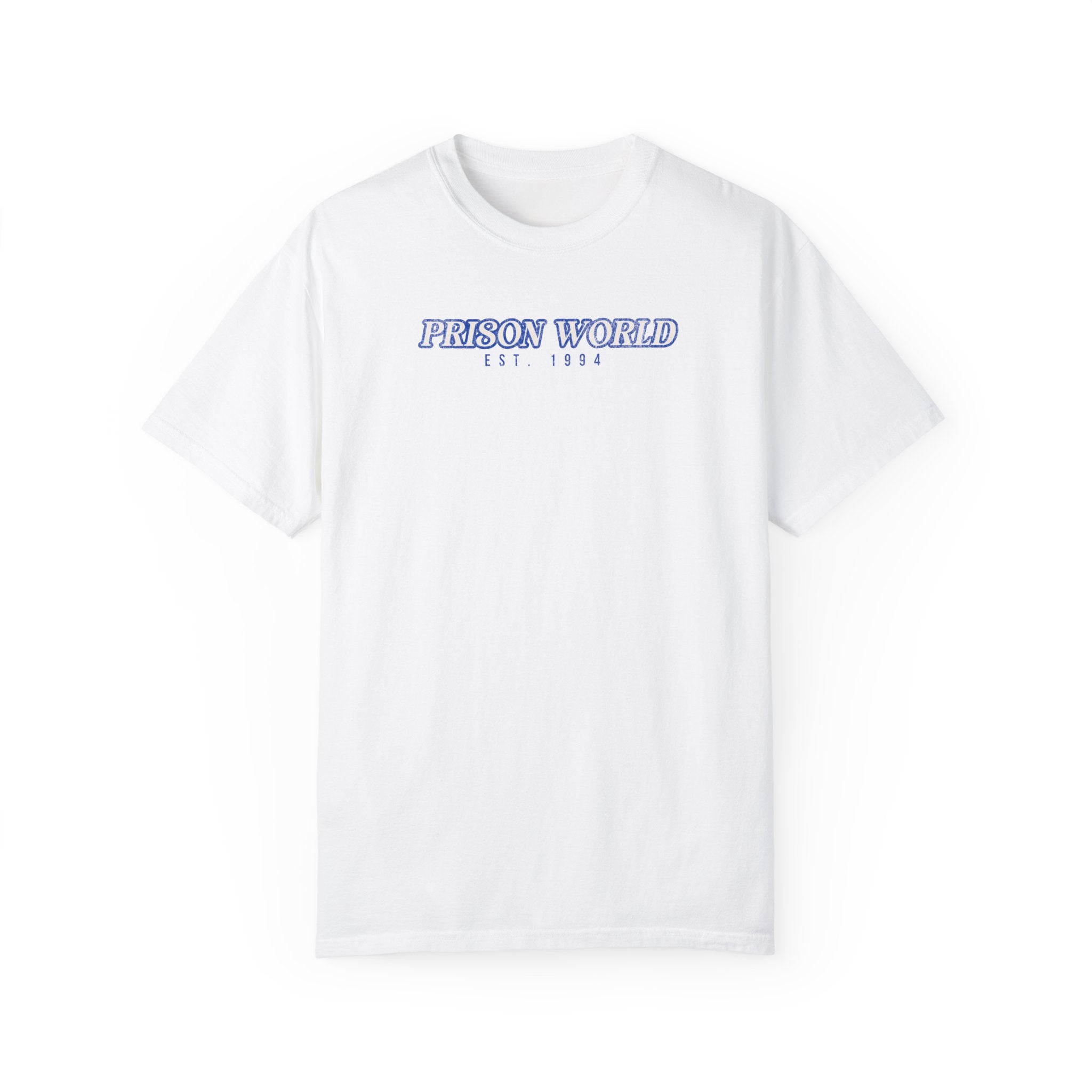 Prison World Graphic T-Shirt - Cool Streetwear Tee for Men & Women - Perfect for Casual Wear, Gifts, and Urban Fashion