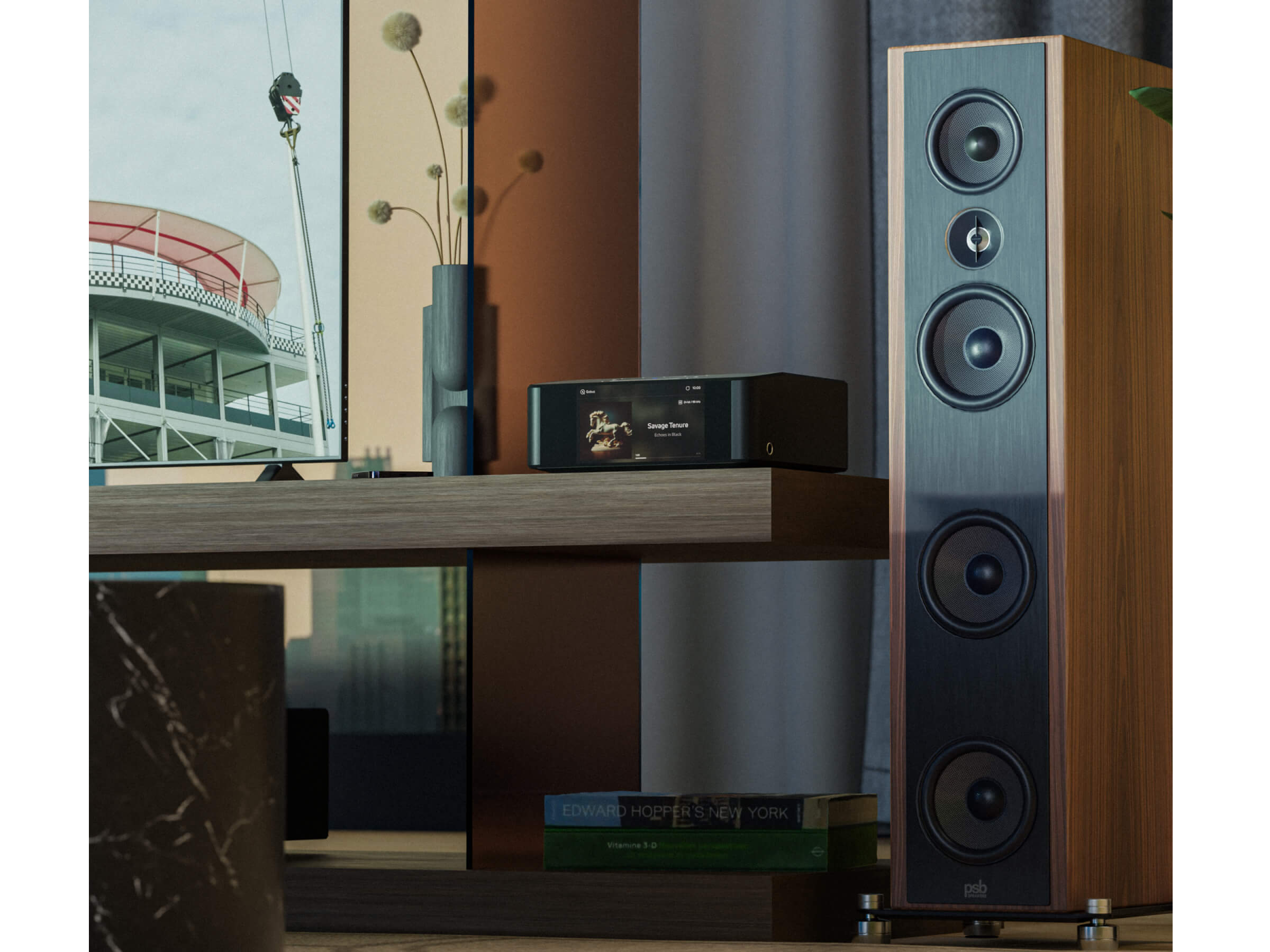 Bluesound Node Icon - High-Fidelity Wireless Music Streamer for Home Audio | Perfect for Living Room, Bedroom, and Home Theater Systems