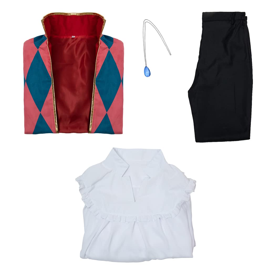 Men's Anime Cosplay Costume Jacket & Accessories Full Set - DIY Cosplay Outfit for Conventions, Halloween & Themed Parties