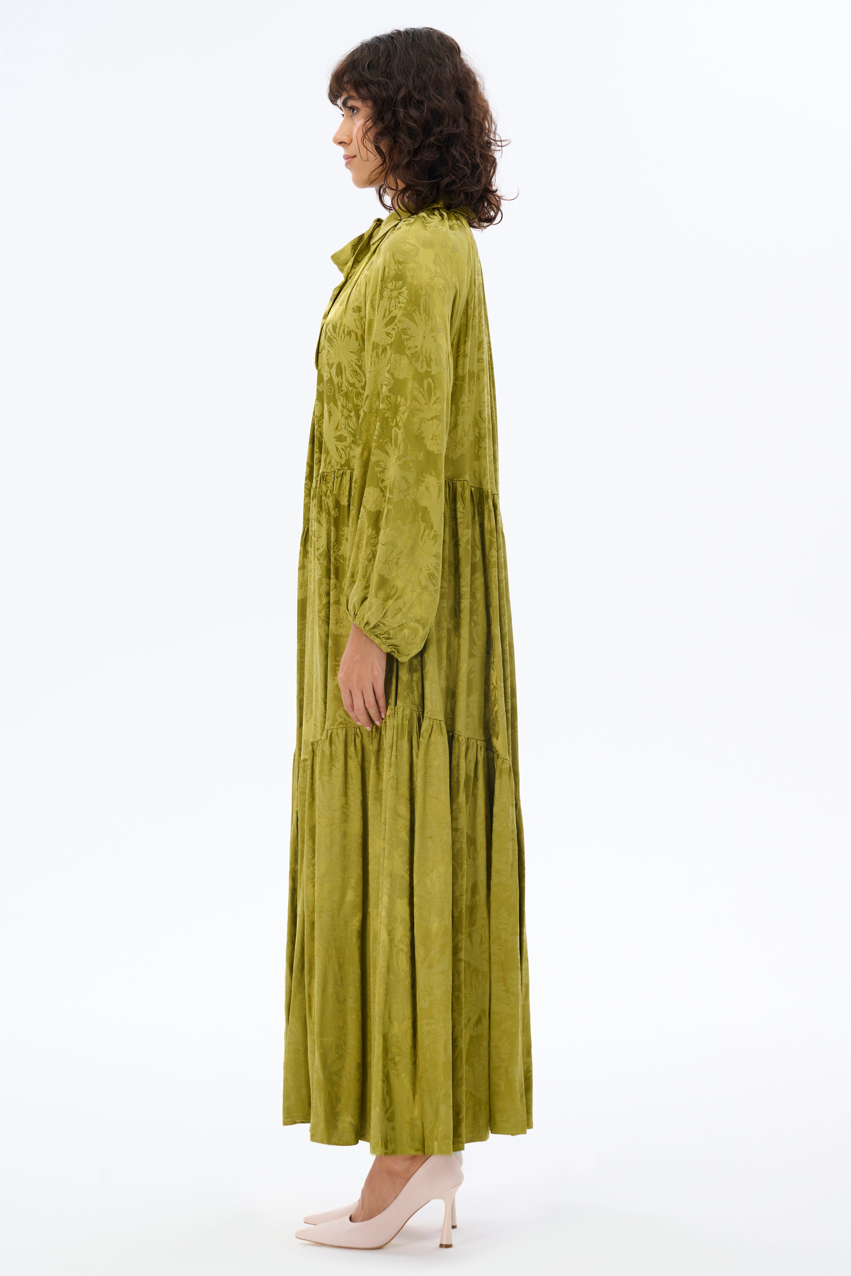 Oversized Baby Collar Dress for Women - Elegant & Comfortable Flowy Maxi Dress for Casual Wear, Date Night & Special Occasions