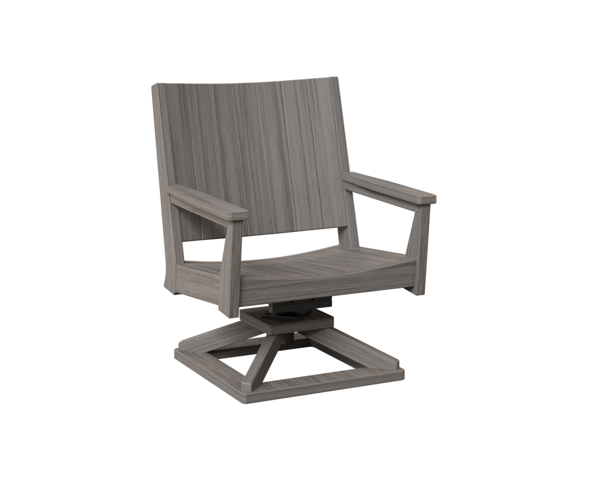 Berlin Gardens Mayhew Chat Swivel Rocker - Outdoor Patio Conversation Chair with Comfortable Cushions for Porch, Deck, or Garden Relaxation