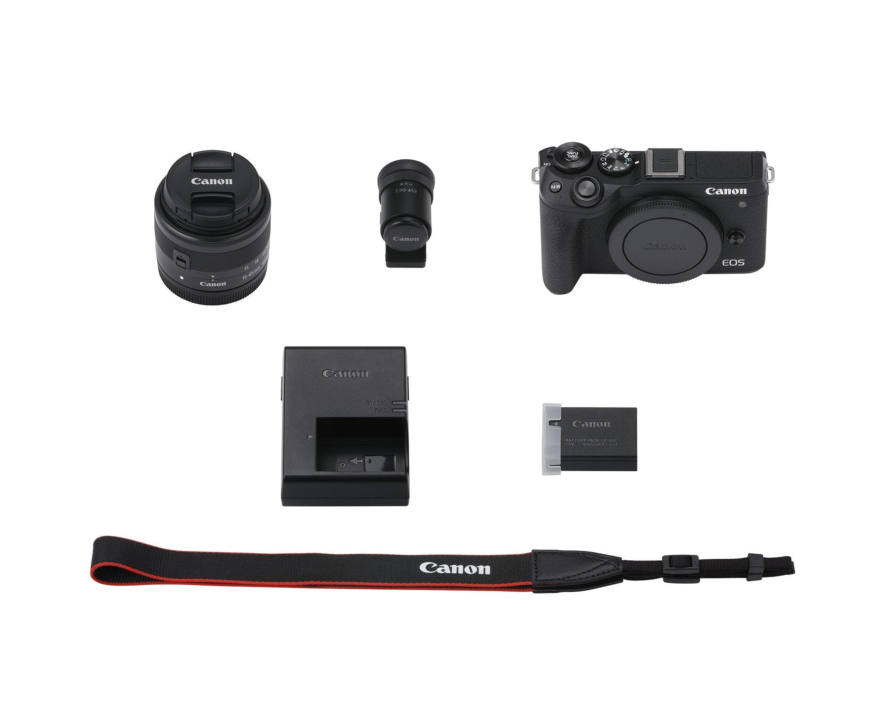 Canon EOS M6 Mark II Mirrorless Digital Camera with 15-45mm Lens Kit (Black) - Perfect for Travel Photography, Vlogging & Content Creation