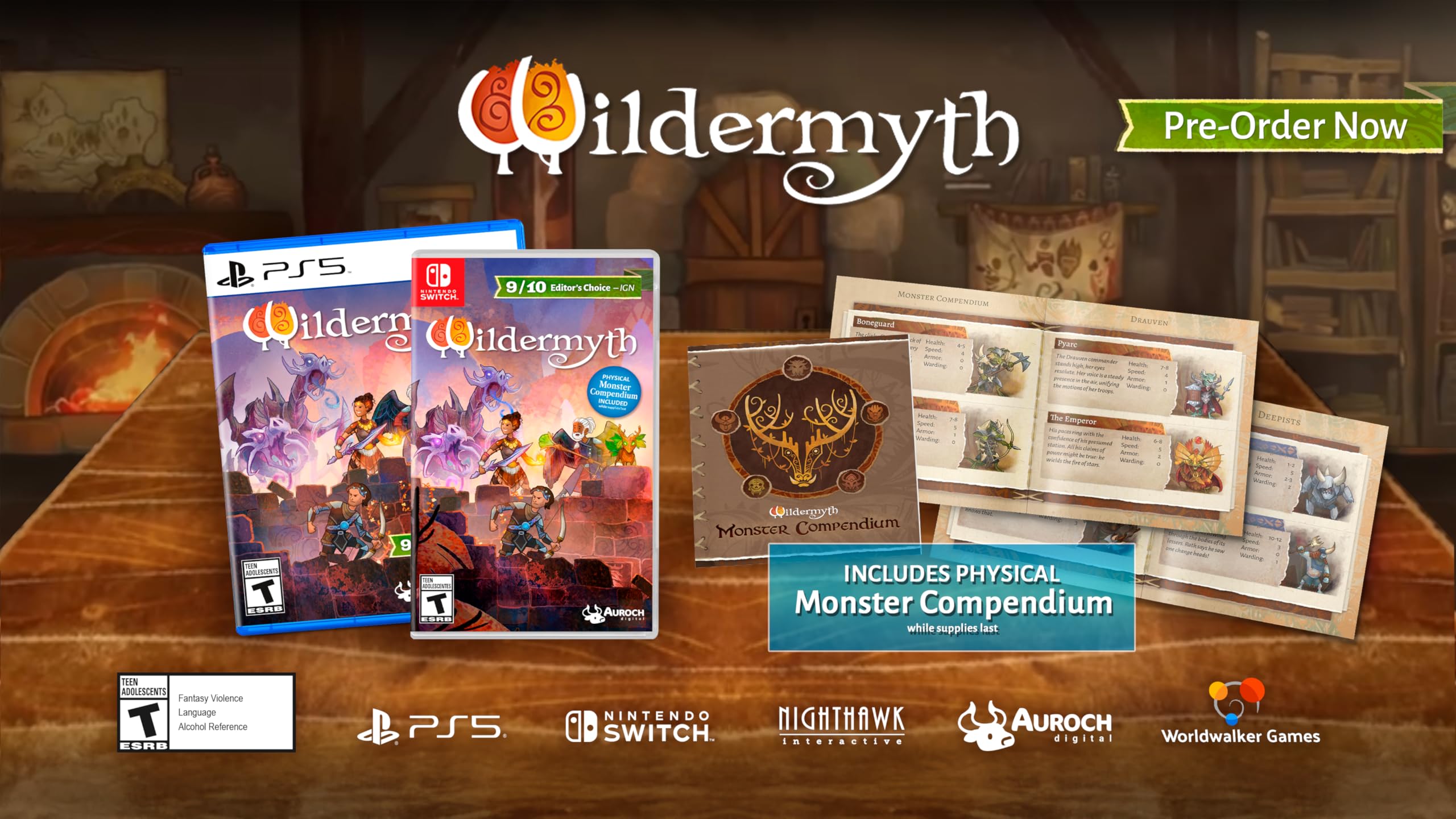 Wildermyth RPG Game for PlayStation 5 - Epic Fantasy Adventure with Procedural Storytelling | Perfect for Solo & Co-op Gaming Nights
