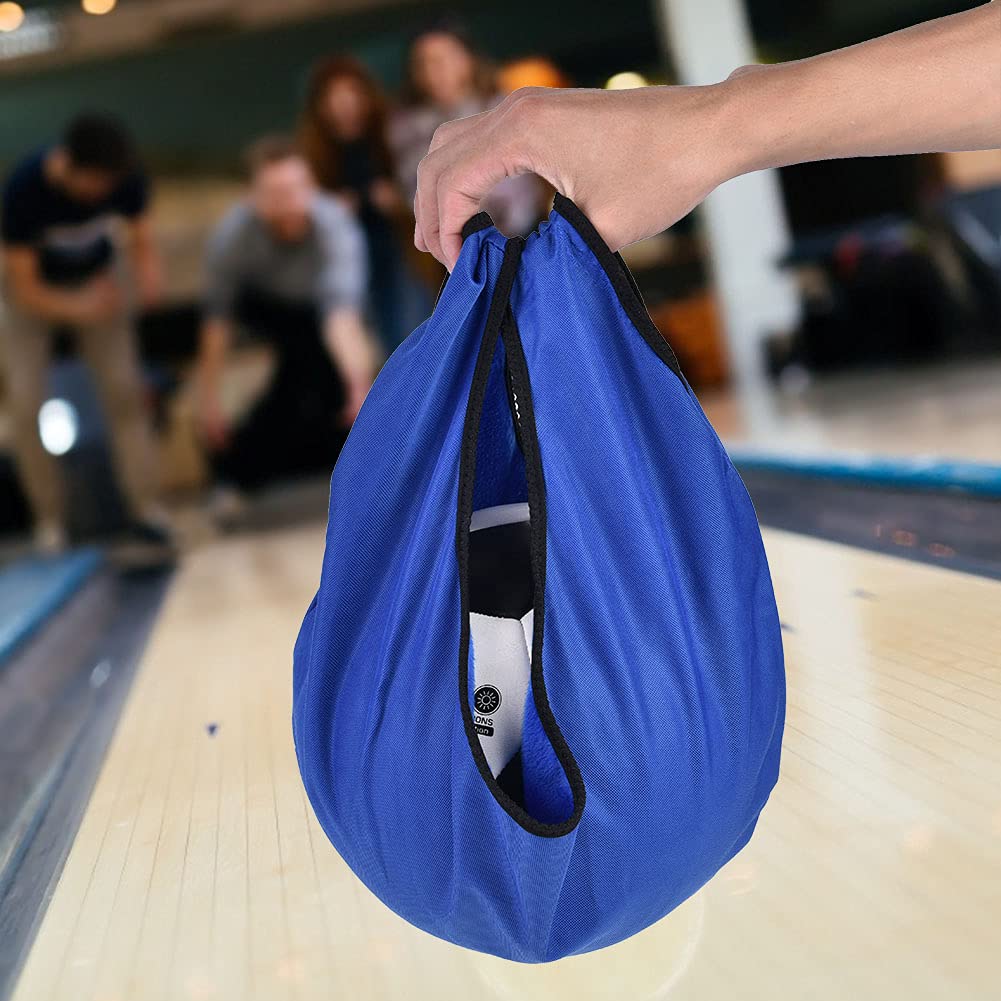 Portable Lightweight Bowling Ball Bag with Cleaner Pouch & Towel - Durable Bowling Ball Carrier for Gym, League Play & Practice - Perfect for Bowling Enthusiasts & Athletes
