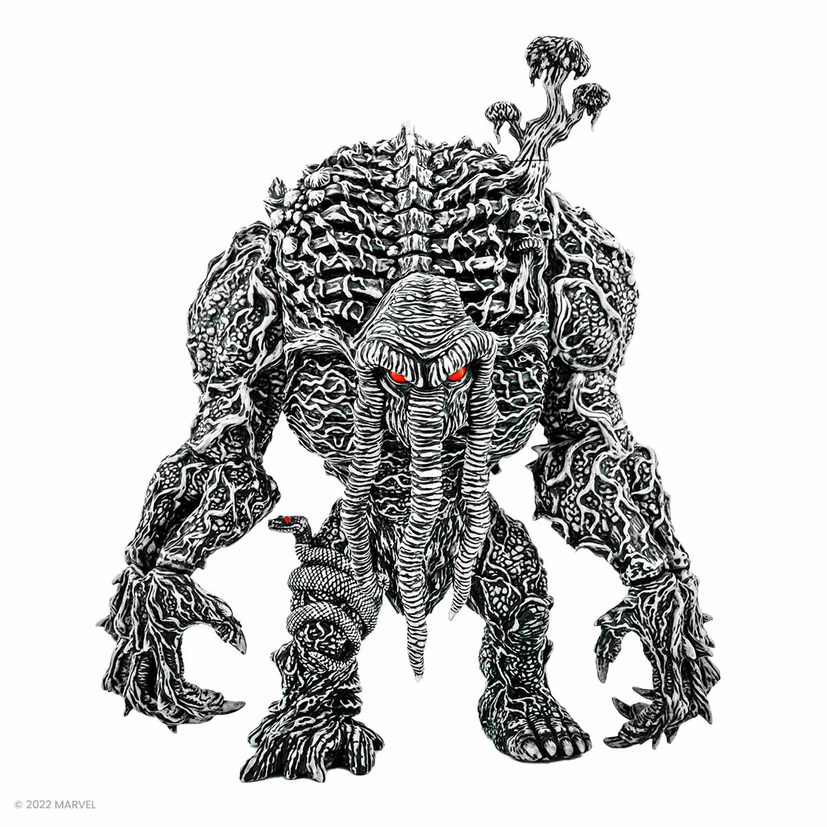 Man Thing Designer Vinyl Figure - Pen & Ink Variant SDCC Exclusive Collectible Toy for Marvel Fans & Comic Con Enthusiasts | Perfect for Display, Gift Giving & Pop Culture Collections