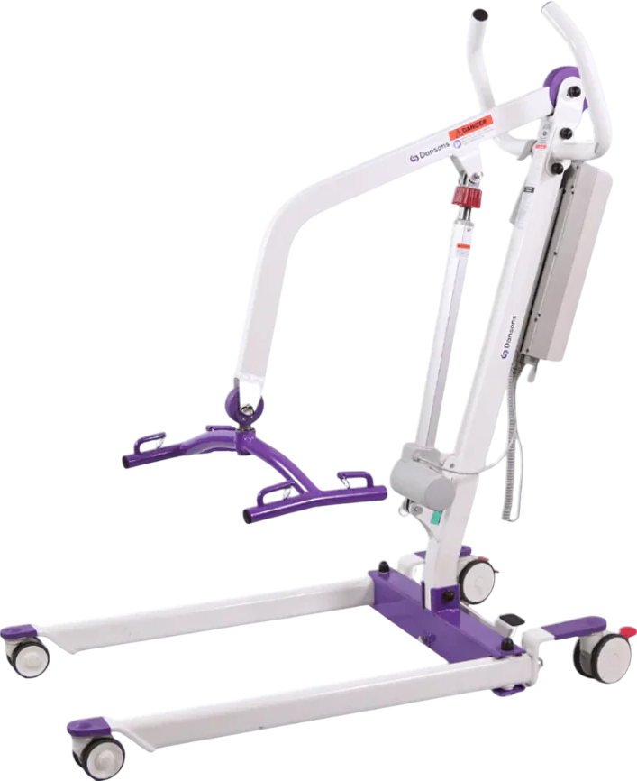 Dansons Medical PL350 Electric Patient Lift - 350 lbs Weight Capacity, Compact & Portable for Home Use - Ideal for Elderly Care, Mobility Assistance & Safe Patient Transfers