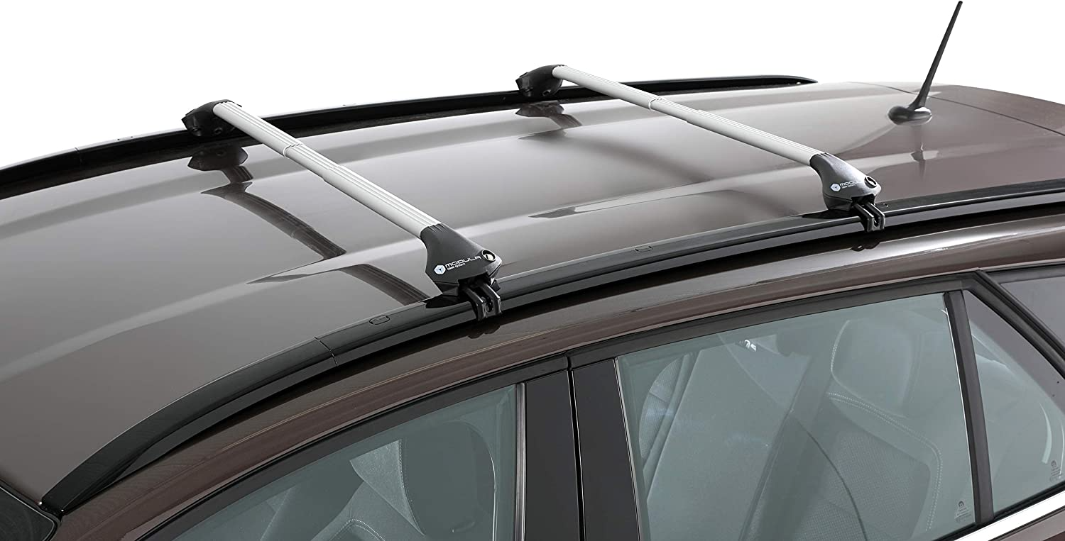 Universal Multi-Fit Crossbars for Cars, SUVs & Trucks - Heavy Duty Roof Rack Cross Bars for Kayaks, Bikes & Cargo - Perfect for Outdoor Adventures & Road Trips