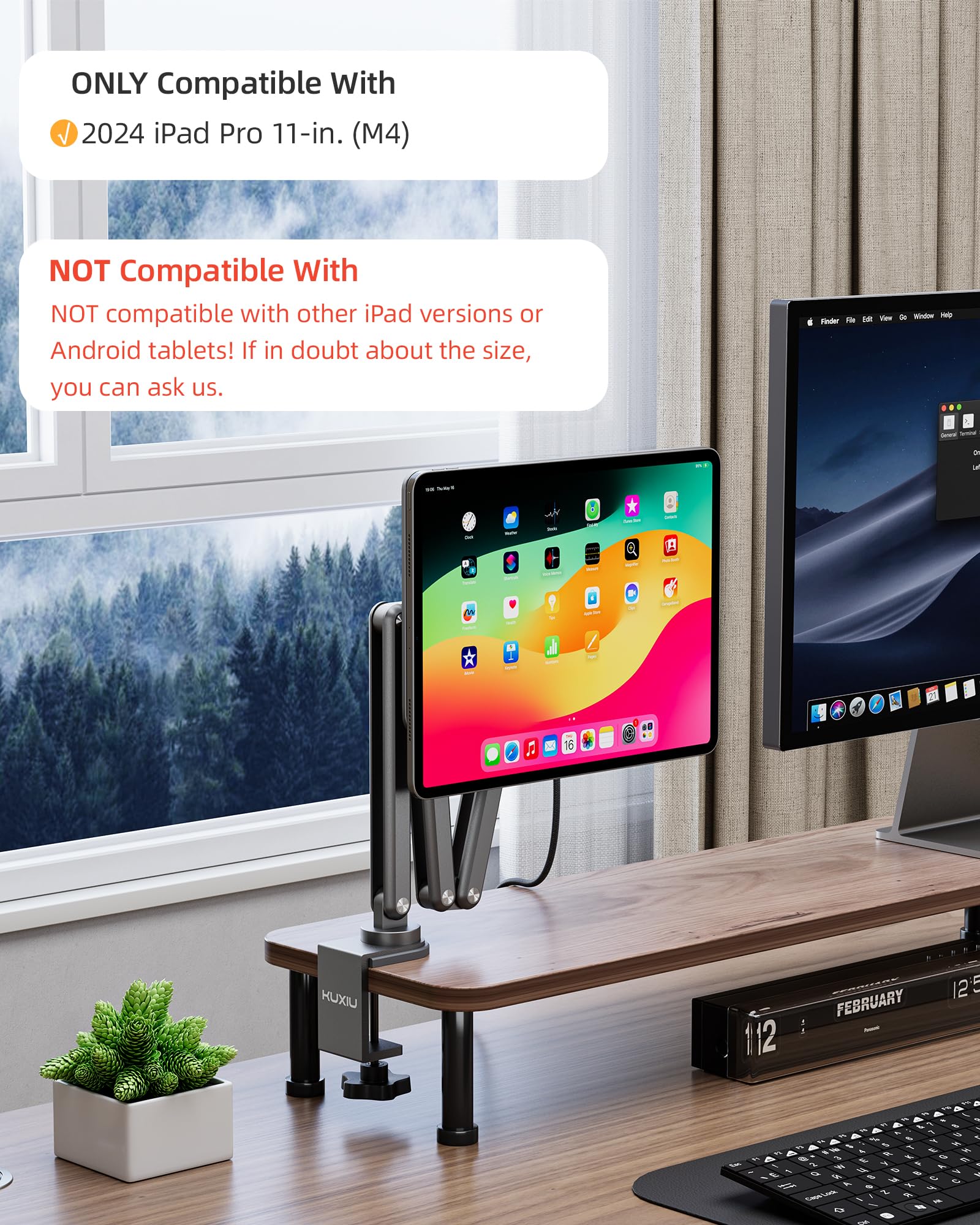 KU XIU Magnetic Wireless Charging Stand for iPad Pro 11