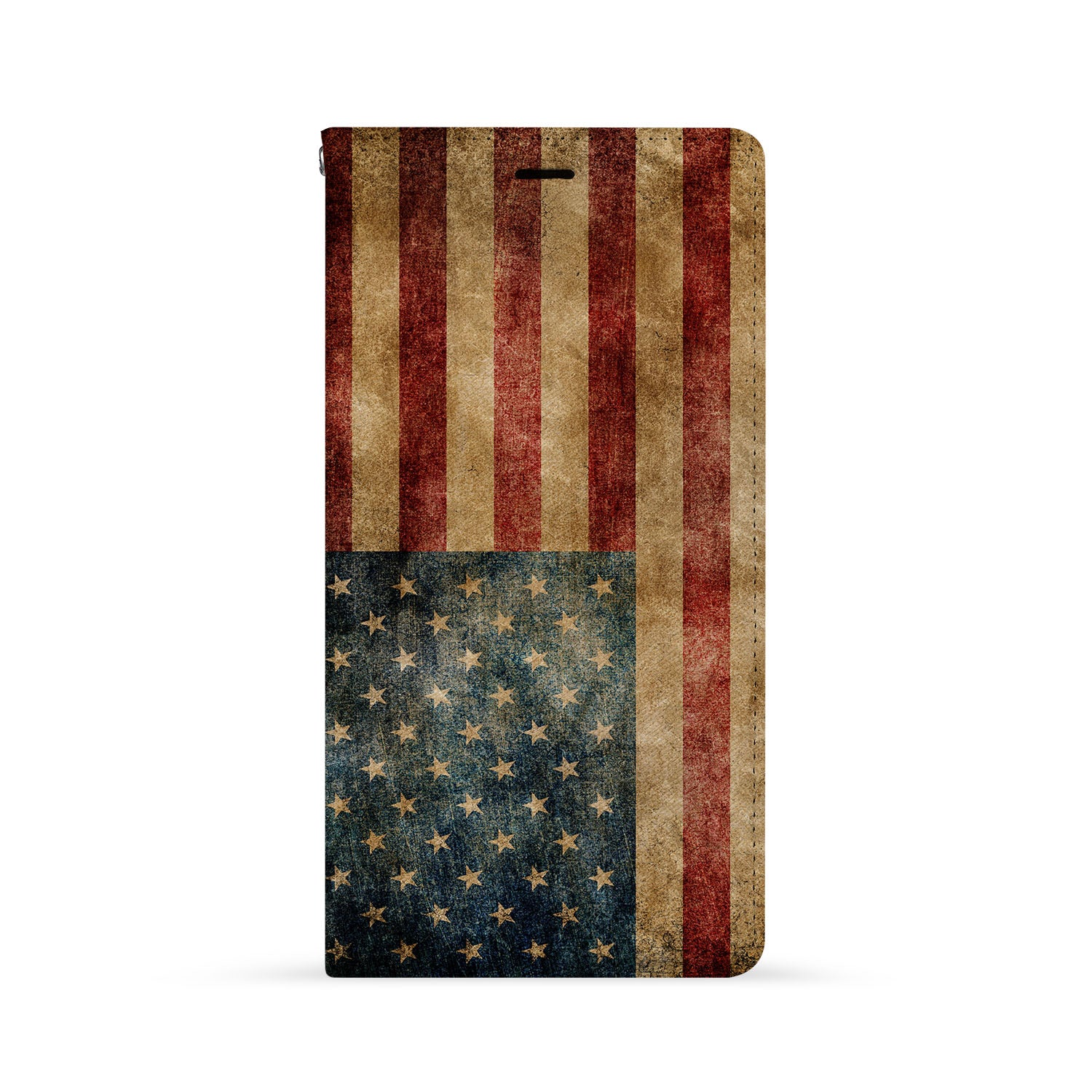 American Flag iPhone Wallet Case - Slim RFID Blocking Wallet Phone Cover for iPhone 13/12/11 Pro Max - Perfect for Travel, Shopping & Everyday Use